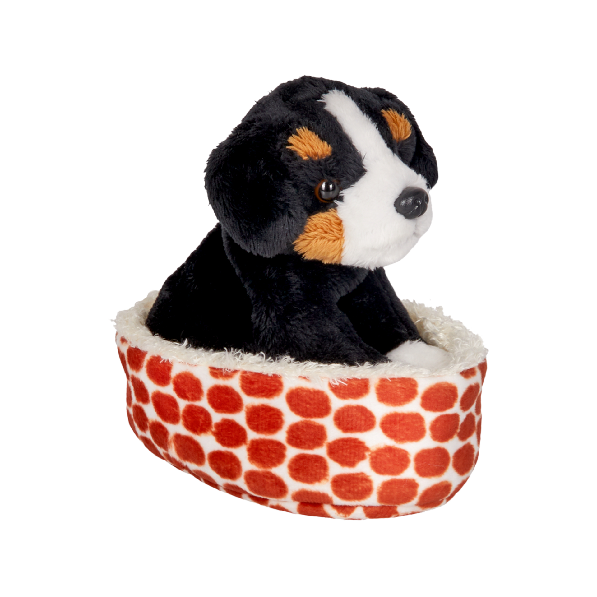 Plüschtier Berner Sennenhund Bruno im Korb Mehrfarbig Plüschtier Berner Sennenhund Bruno im Korb Mehrfarbig