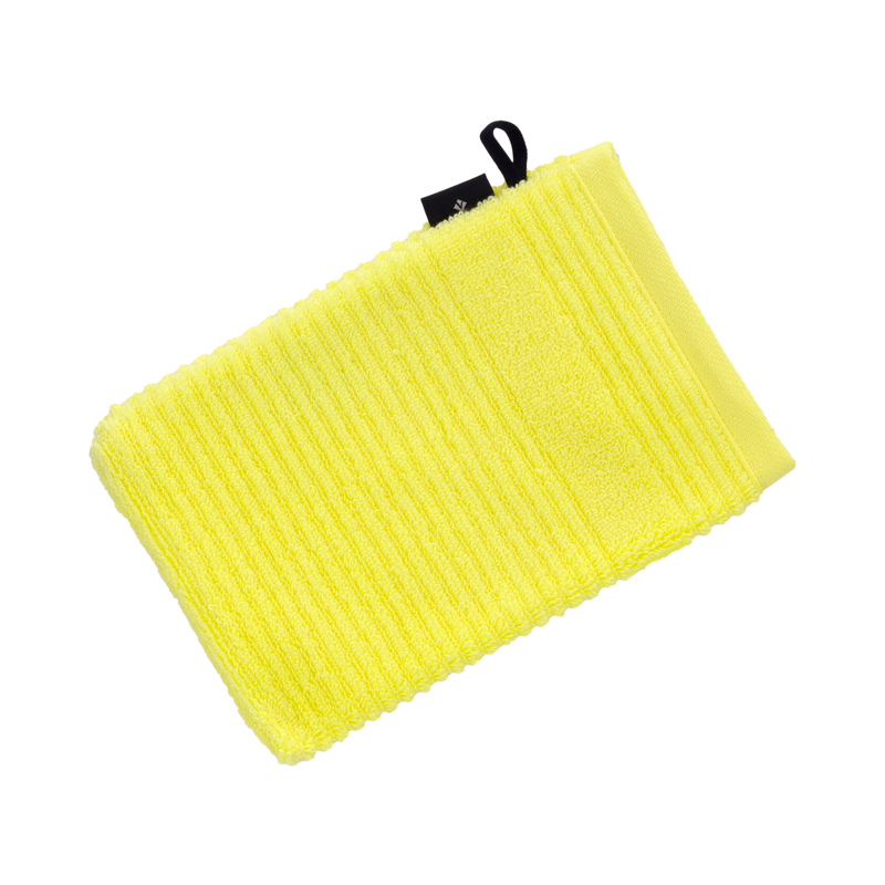 Vossen Waschhandschuh Tomorrow Electric Yellow 16x22cm Vossen Waschhandschuh Tomorrow Electric Yellow 16x22cm