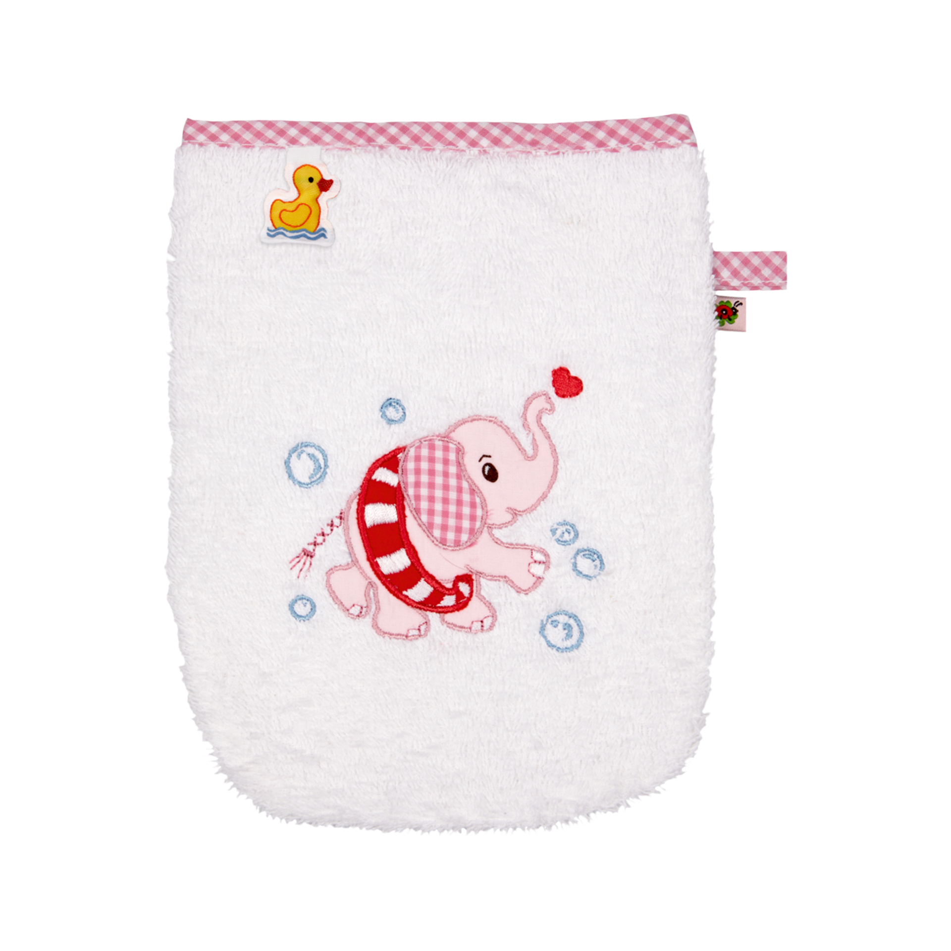 Waschhandschuh BabyGlück Elefant Rosa Waschhandschuh BabyGlück Elefant Rosa