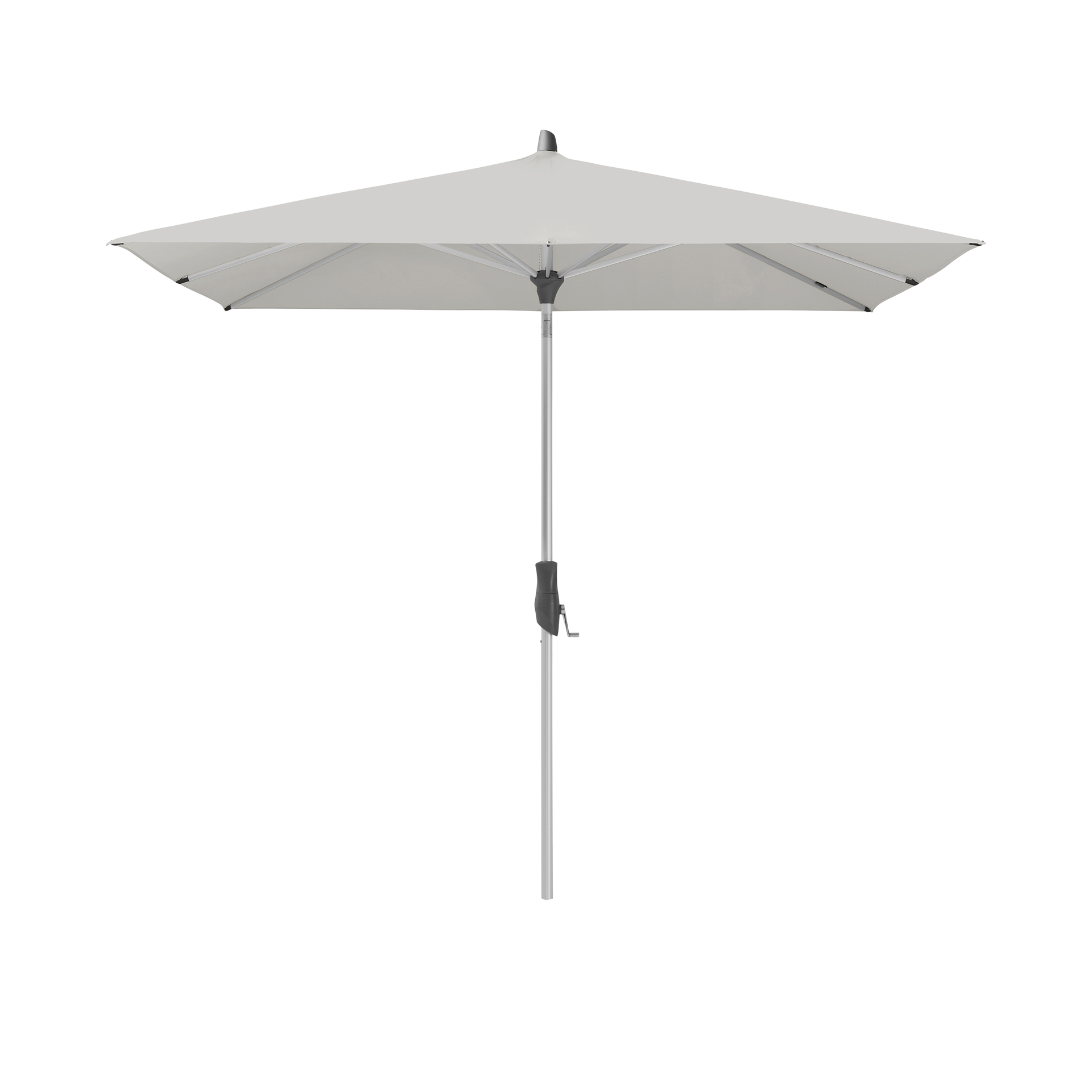 Glatz Sonnenschirm Alu-Twist Grau quadratisch 240x240 Glatz Sonnenschirm Alu-Twist Grau quadratisch 240x240