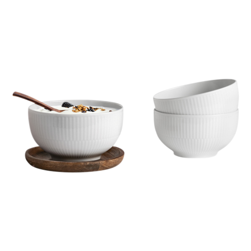Schalen-Set Amina 3-teilig weiss