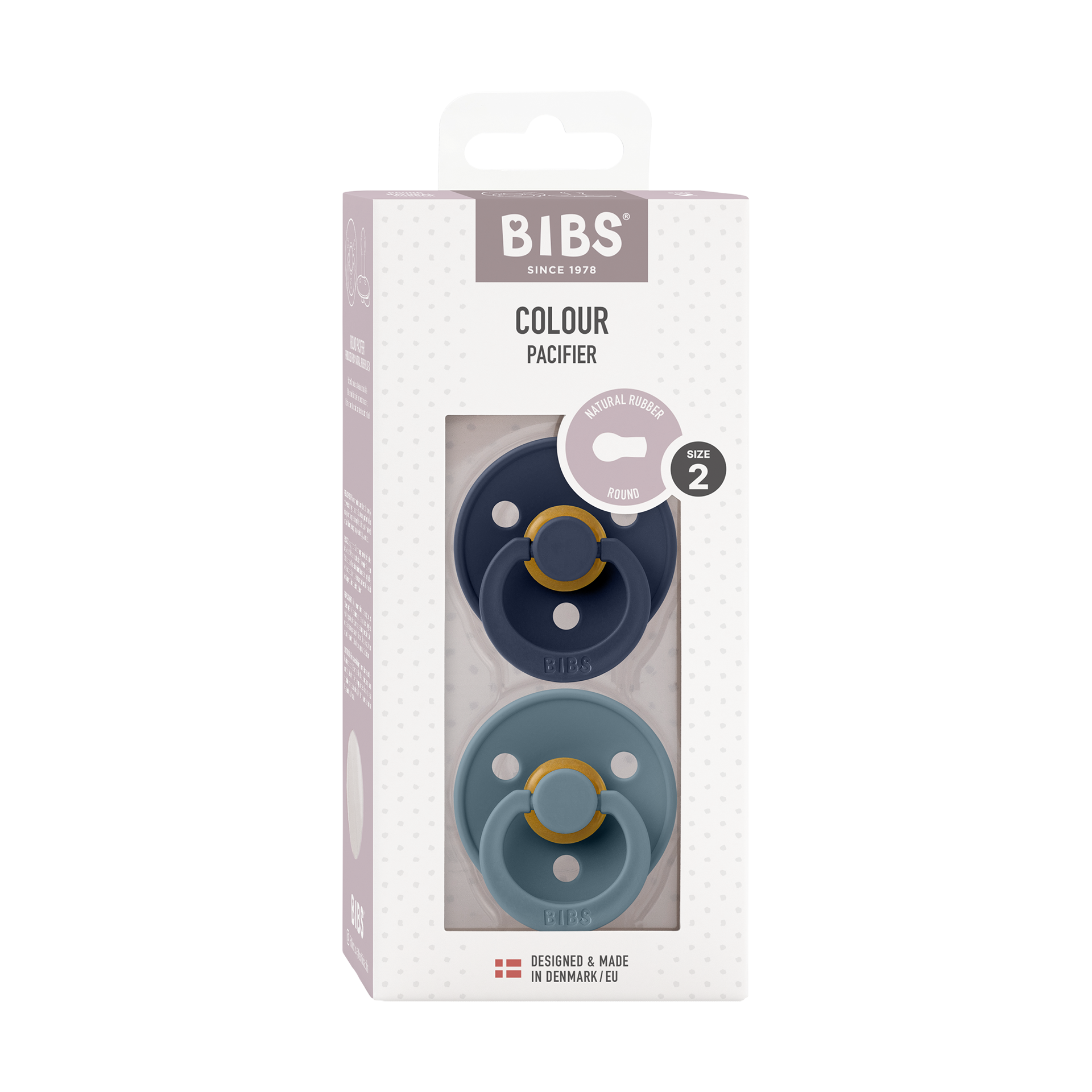 Schnuller BIBS Colour 2 Deep Space & Petrol