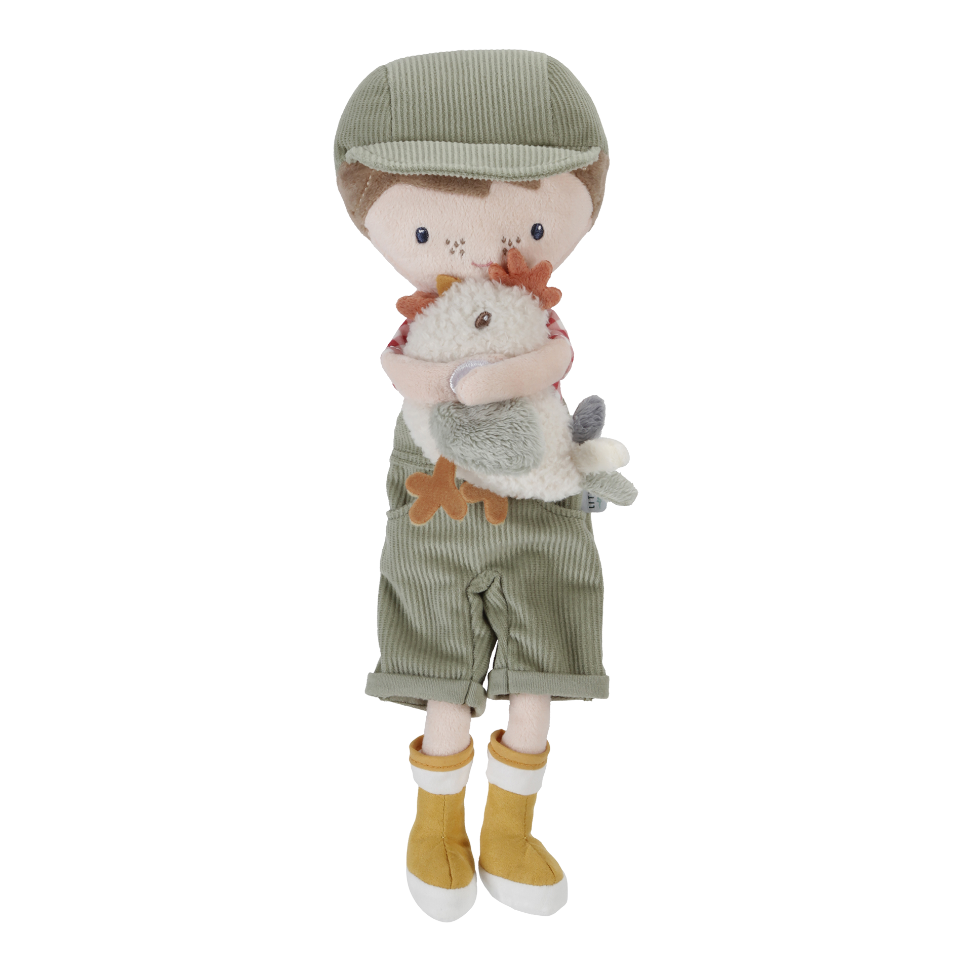 Puppe Little Dutch Kuschelpuppe Farmer mit Huhn Puppe Little Dutch Kuschelpuppe Farmer mit Huhn