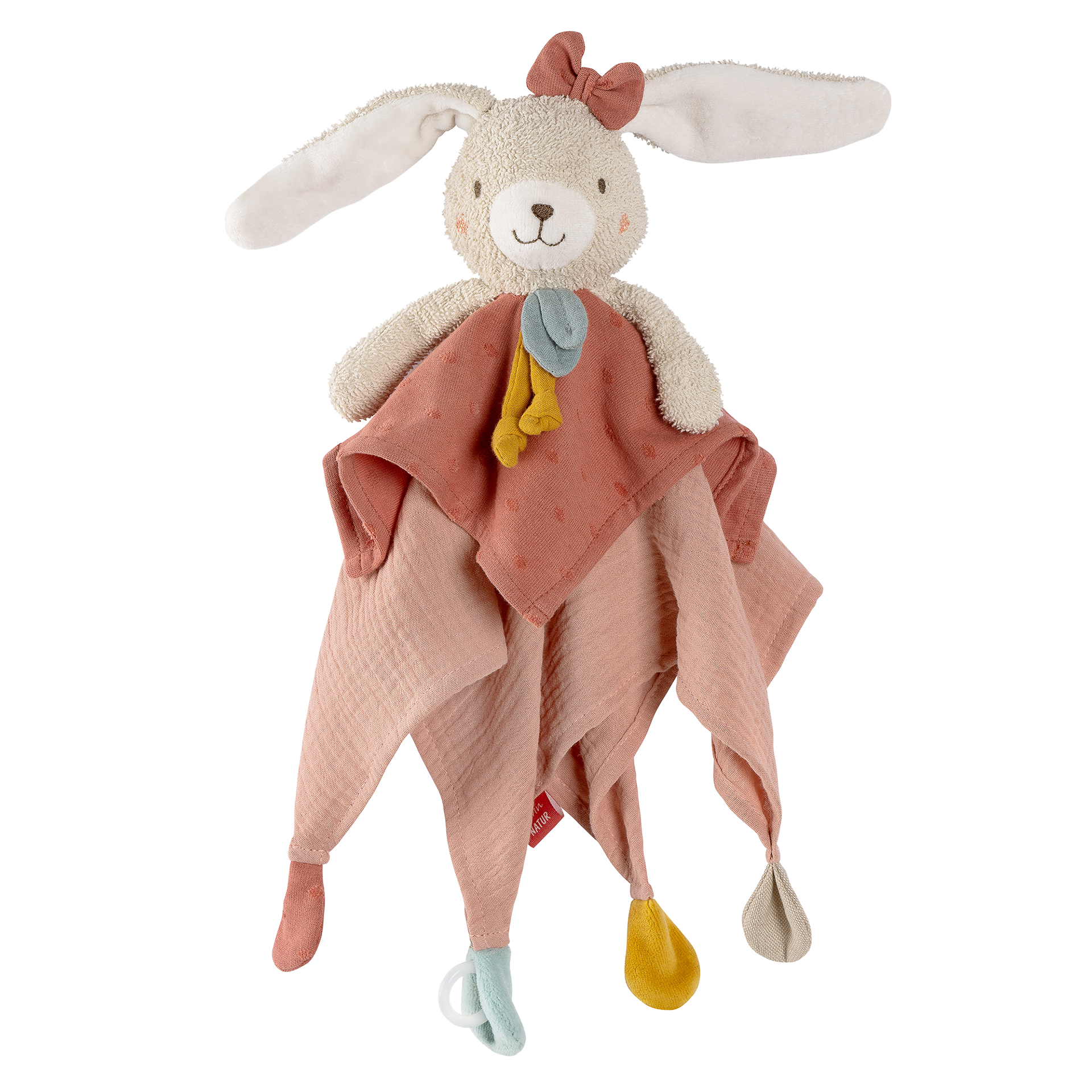Schmusetuch-/Schnuffeltuch fehnNATUR Hase Rosa Schmusetuch-/Schnuffeltuch fehnNATUR Hase Rosa