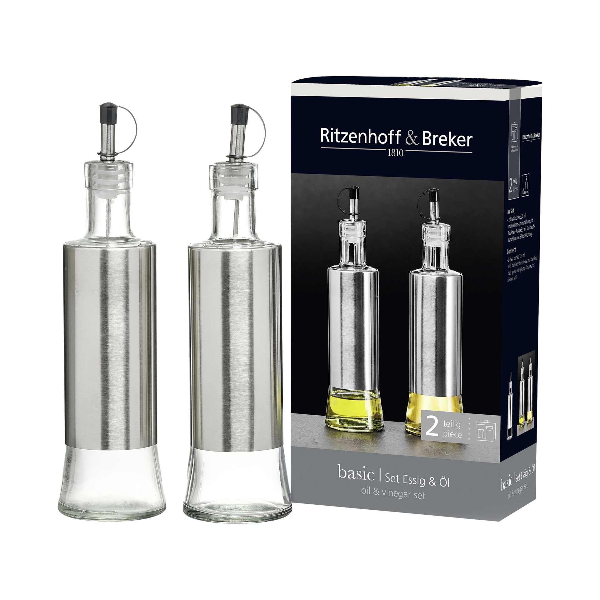 Essig-/Öldosierer Basic 2-teilig