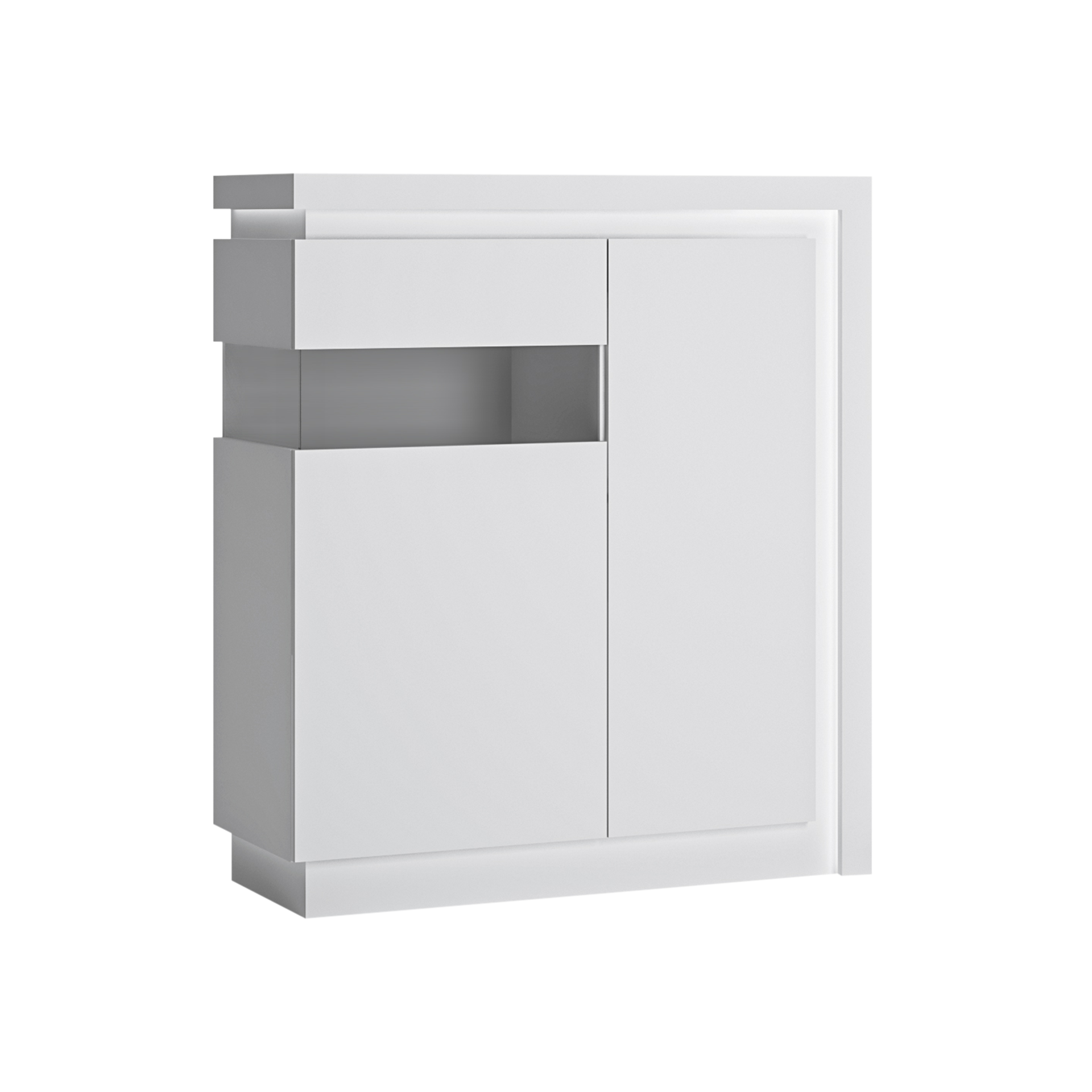 Highboard Lyon Weiß 42*107.6*123.6 Highboard Lyon Weiß 42*107.6*123.6