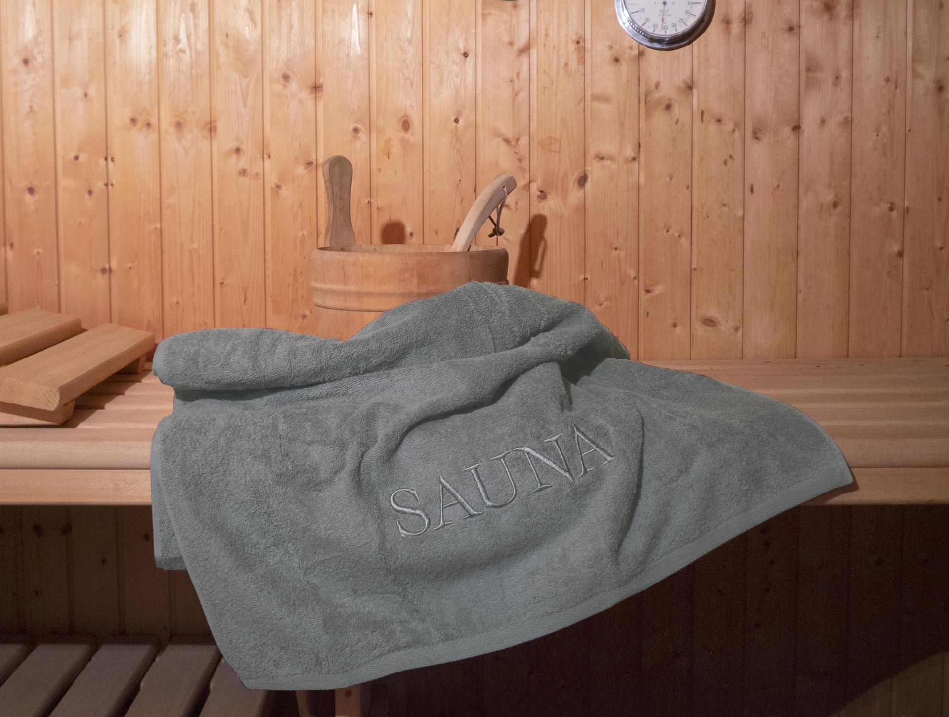Saunatuch Anthrazit 70x200cm Saunatuch Anthrazit 70x200cm