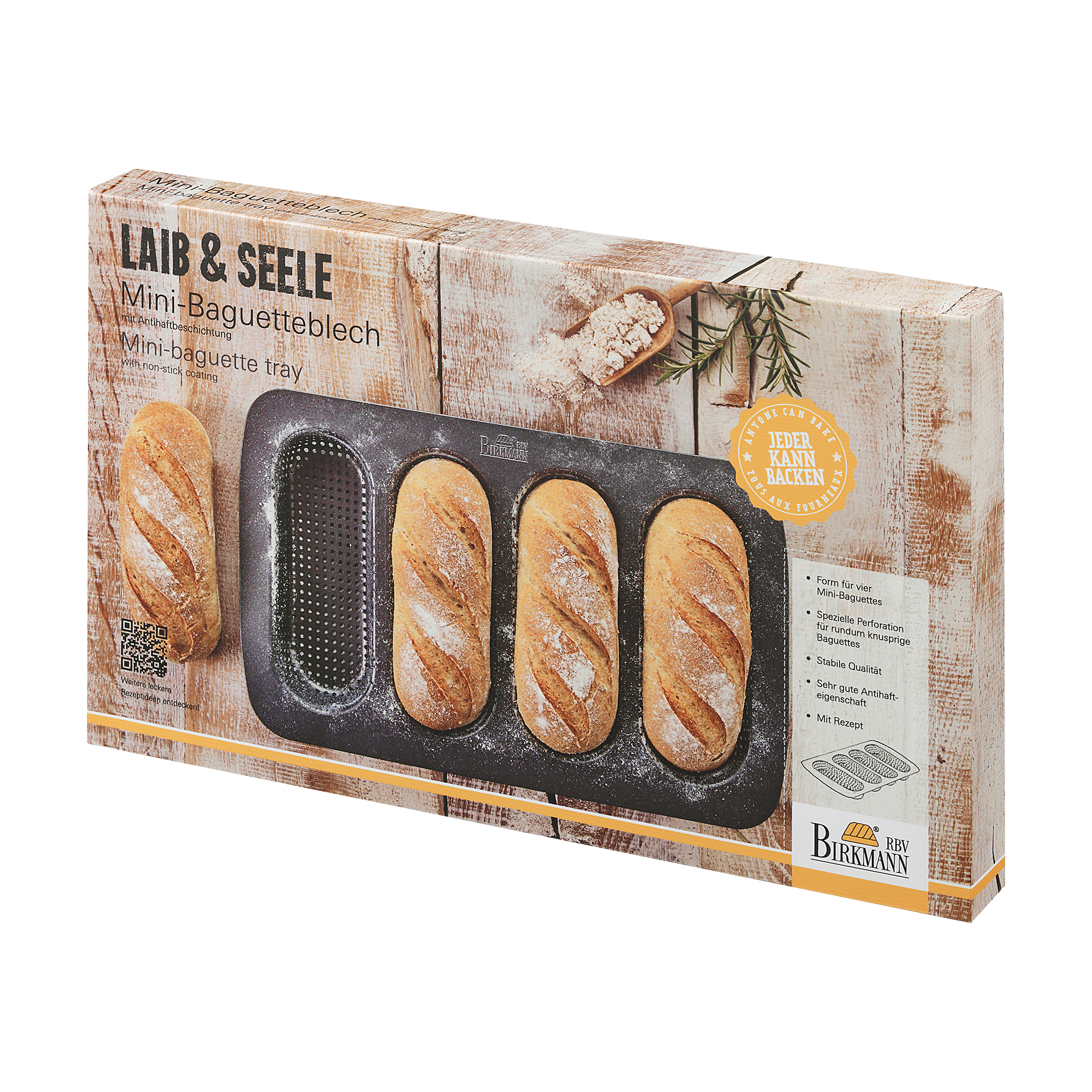 RBV Baguetteblech Mit Laib und Seele RBV Baguetteblech Mit Laib und Seele
