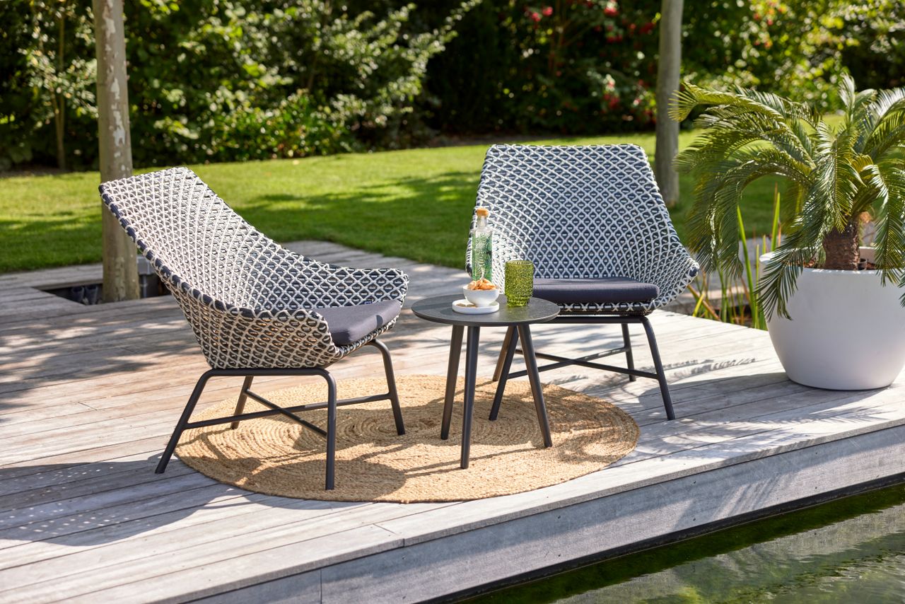 Hartman Gartentisch Sophie Studio Schwarz 45*45*45 Hartman Gartentisch Sophie Studio Schwarz 45*45*45