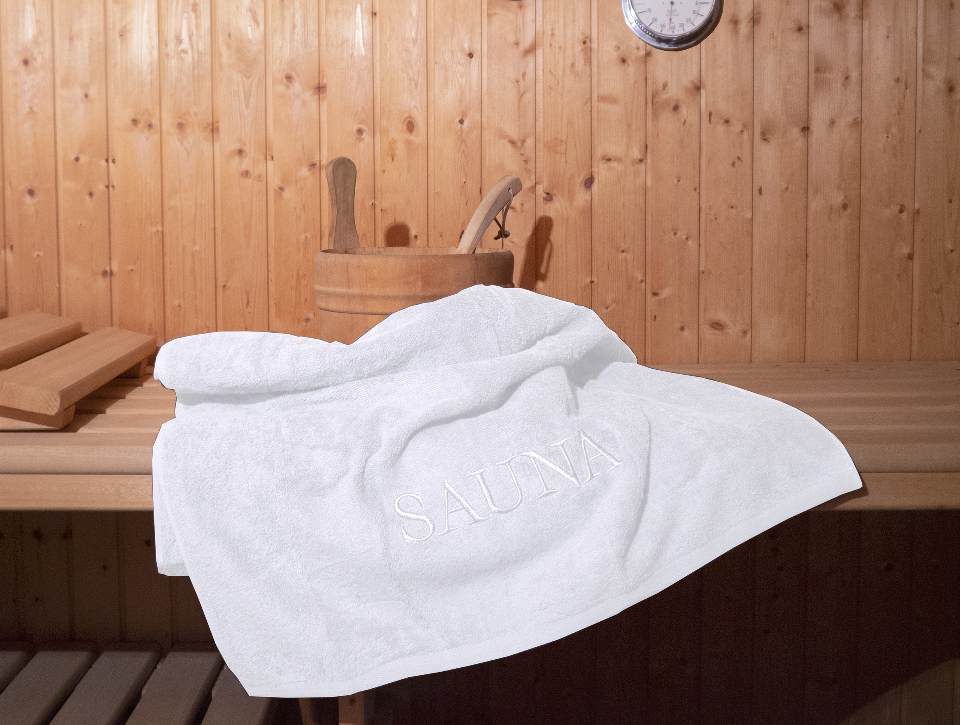 Saunatuch Weiß 70x200cm Saunatuch Weiß 70x200cm