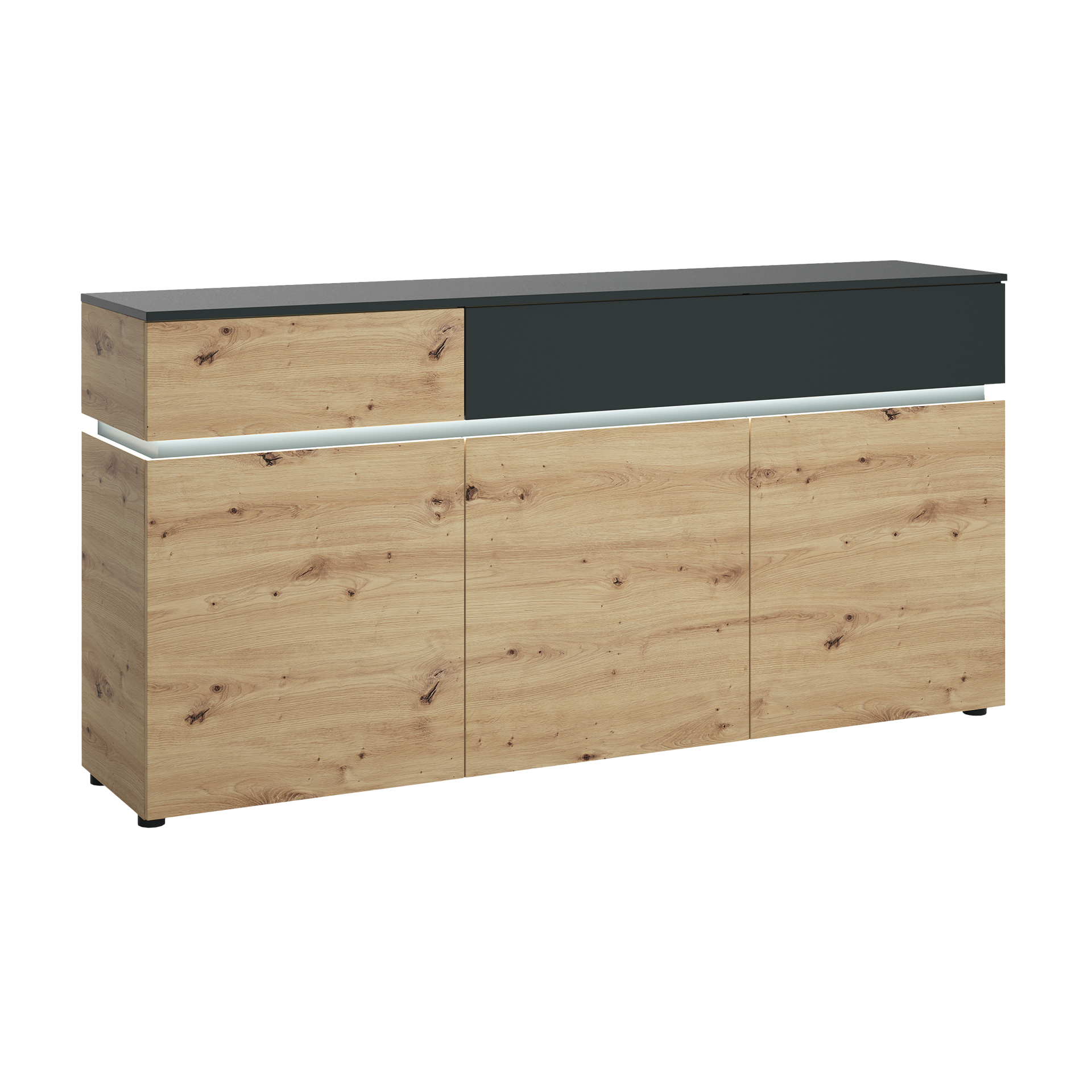 Novofurn Kommode Lucienne Eichefarben 40*180.5*90.1 Novofurn Kommode Lucienne Eichefarben 40*180.5*90.1