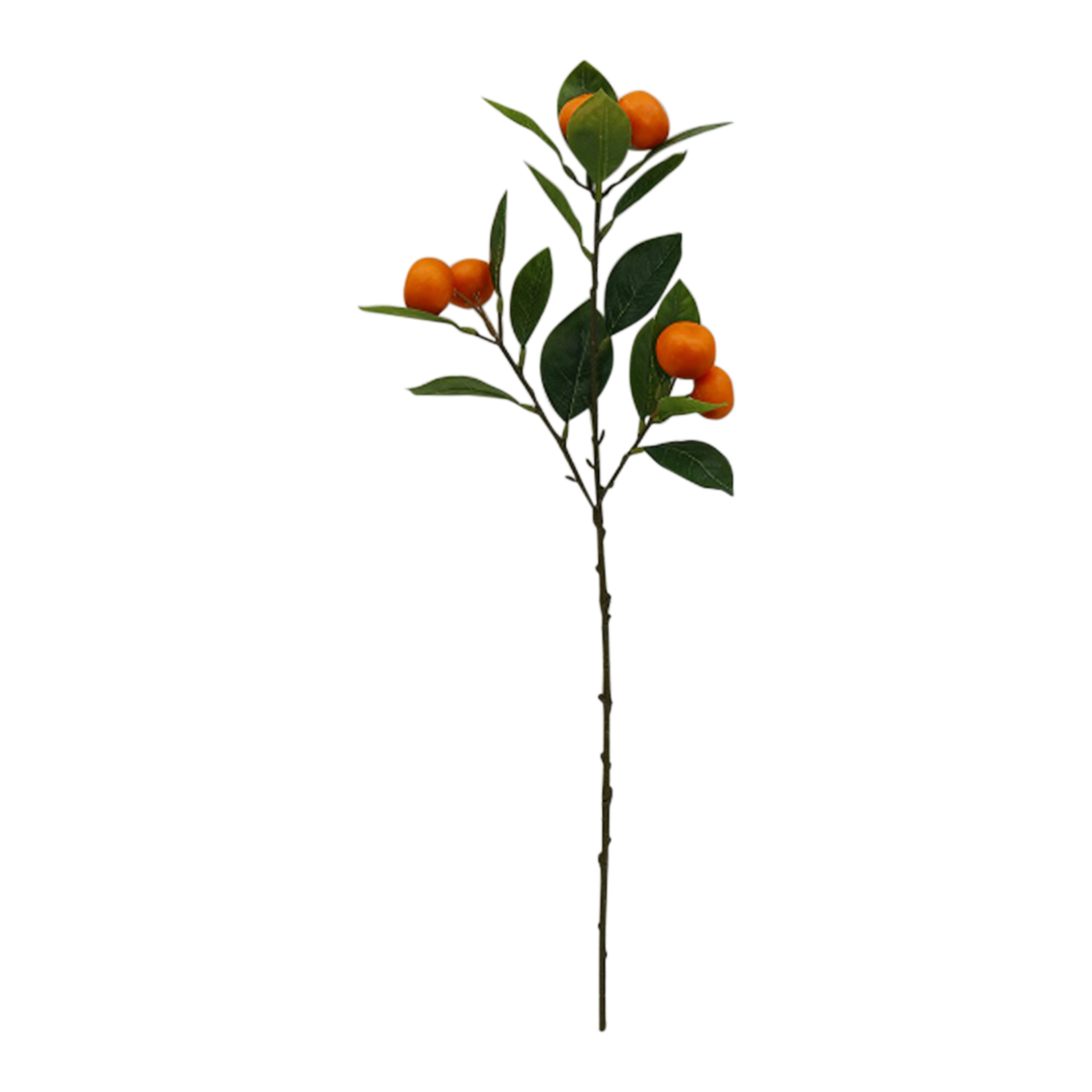 Kunstblume Mandarinen Orange-Grün