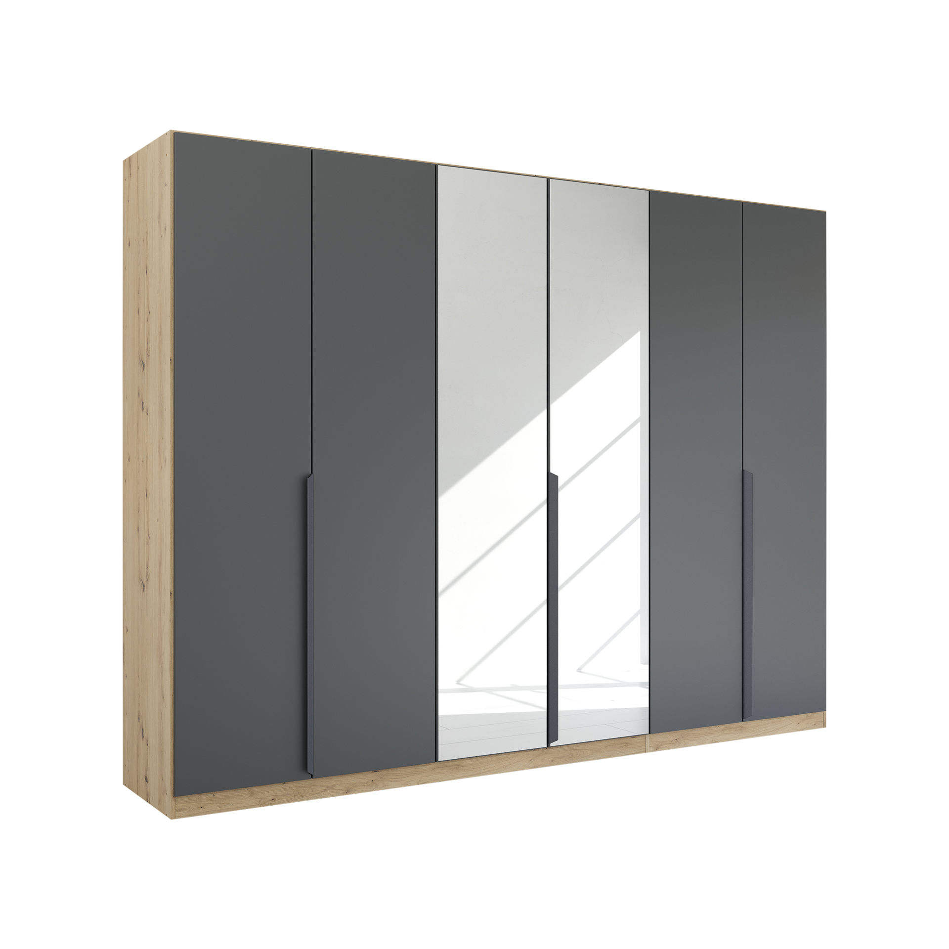 Drehtürenschrank Wildwest 6-türig Grau 54*271*210 Drehtürenschrank Wildwest 6-türig Grau 54*271*210