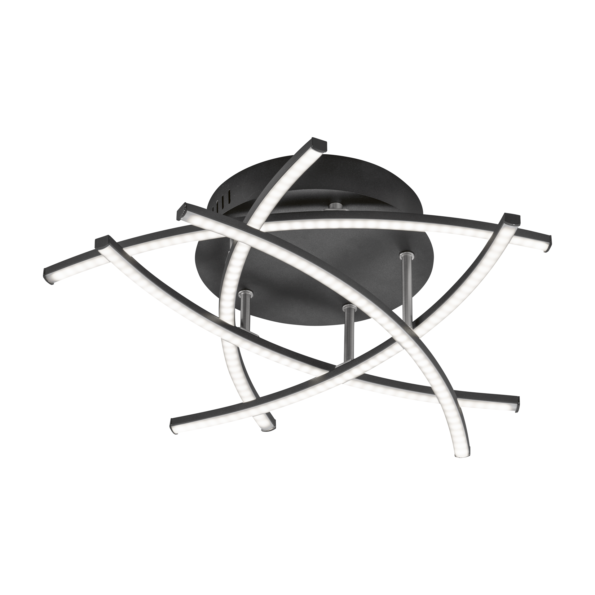 Deckenleuchte Cross TW sandschwarz Deckenleuchte Cross TW sandschwarz