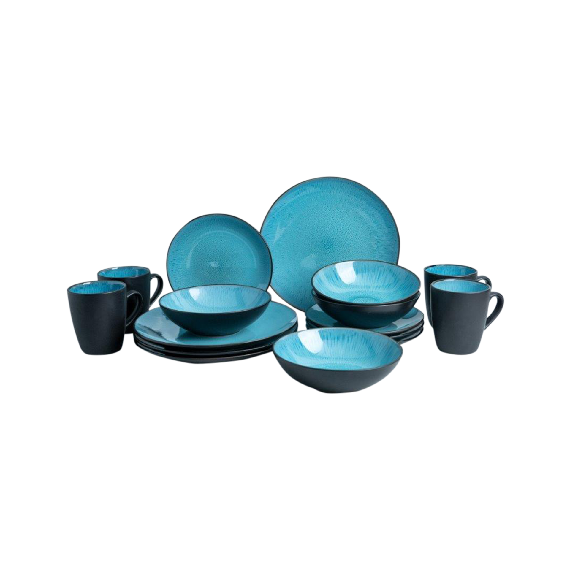 Geschirr-Set Varese 16-teilig Blau