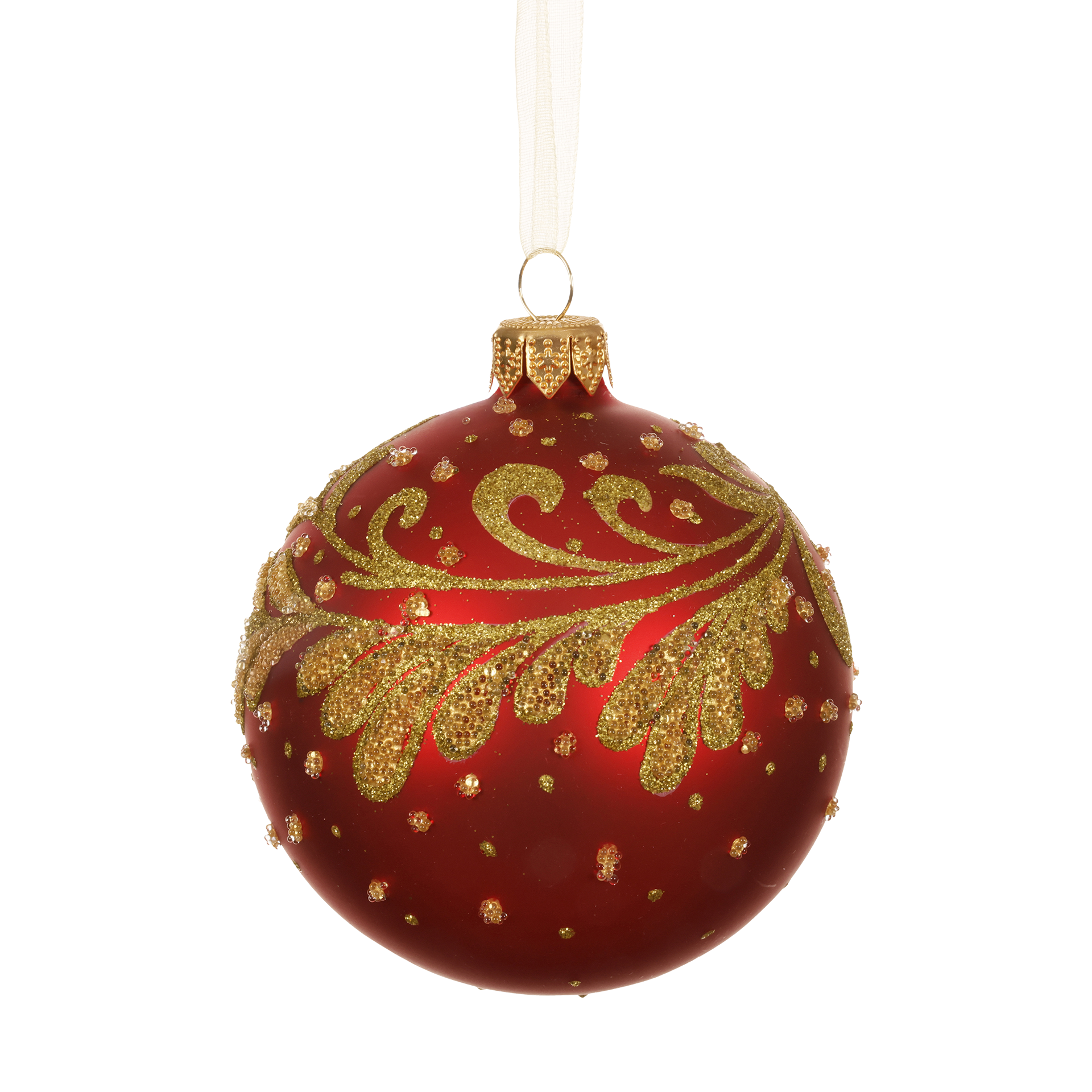 Weihnachtskugeln Traditionell weihnachtsrot