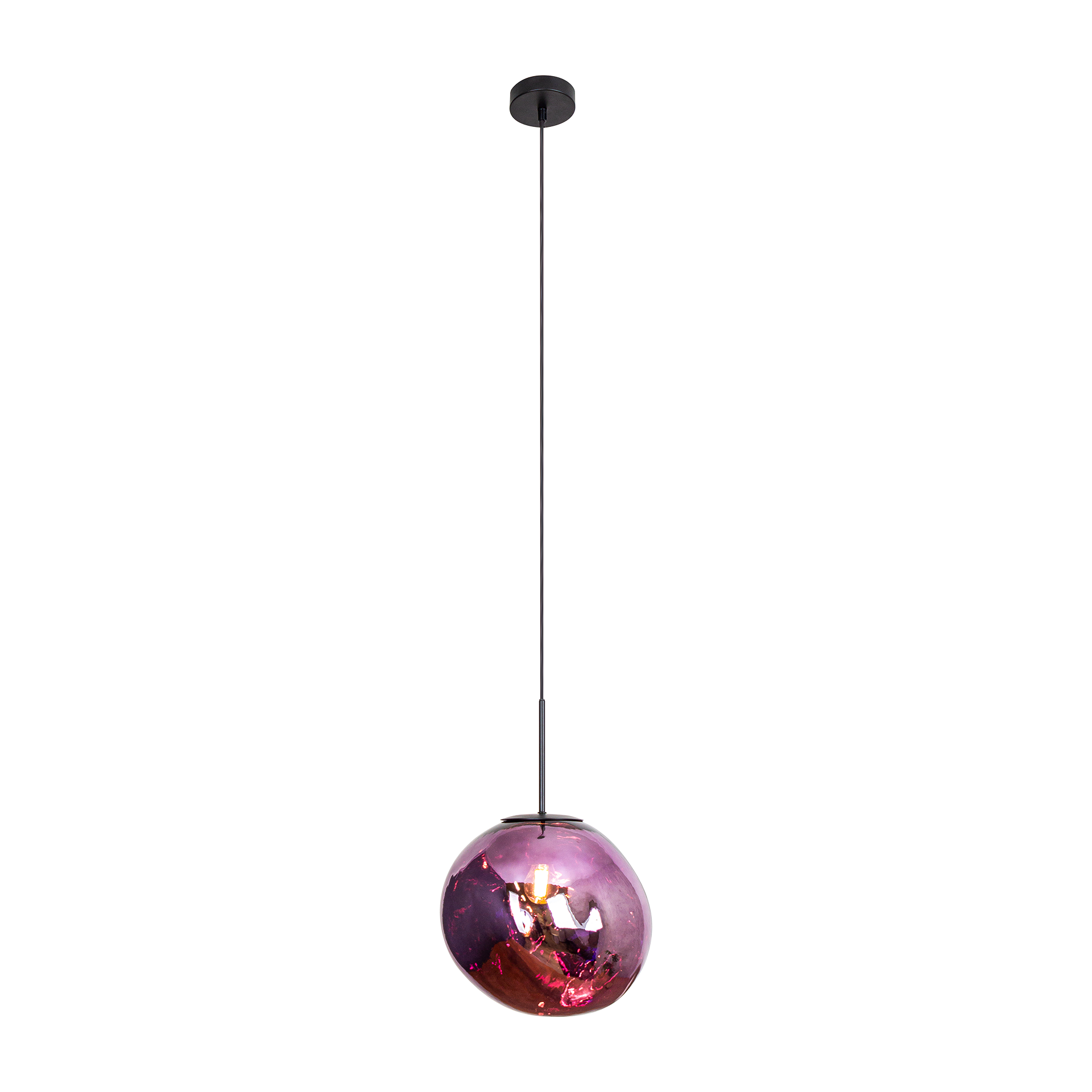 Pendelleuchte Canopus Violett Schwarz