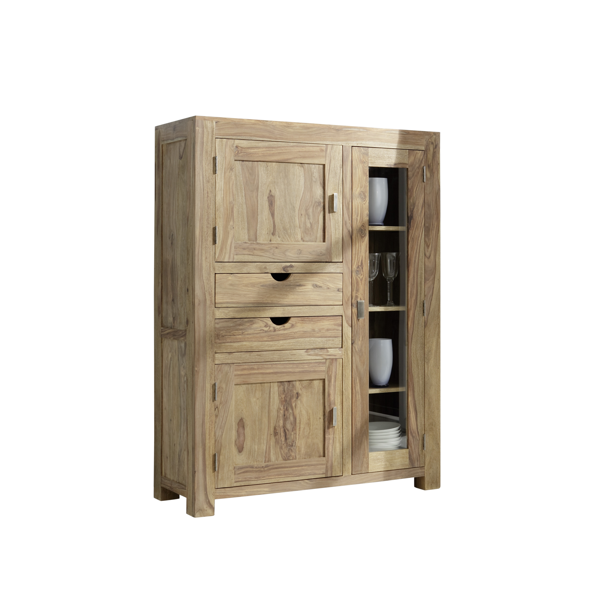 Highboard Wasim Sheesham Natur 43*110*150 Highboard Wasim Sheesham Natur 43*110*150