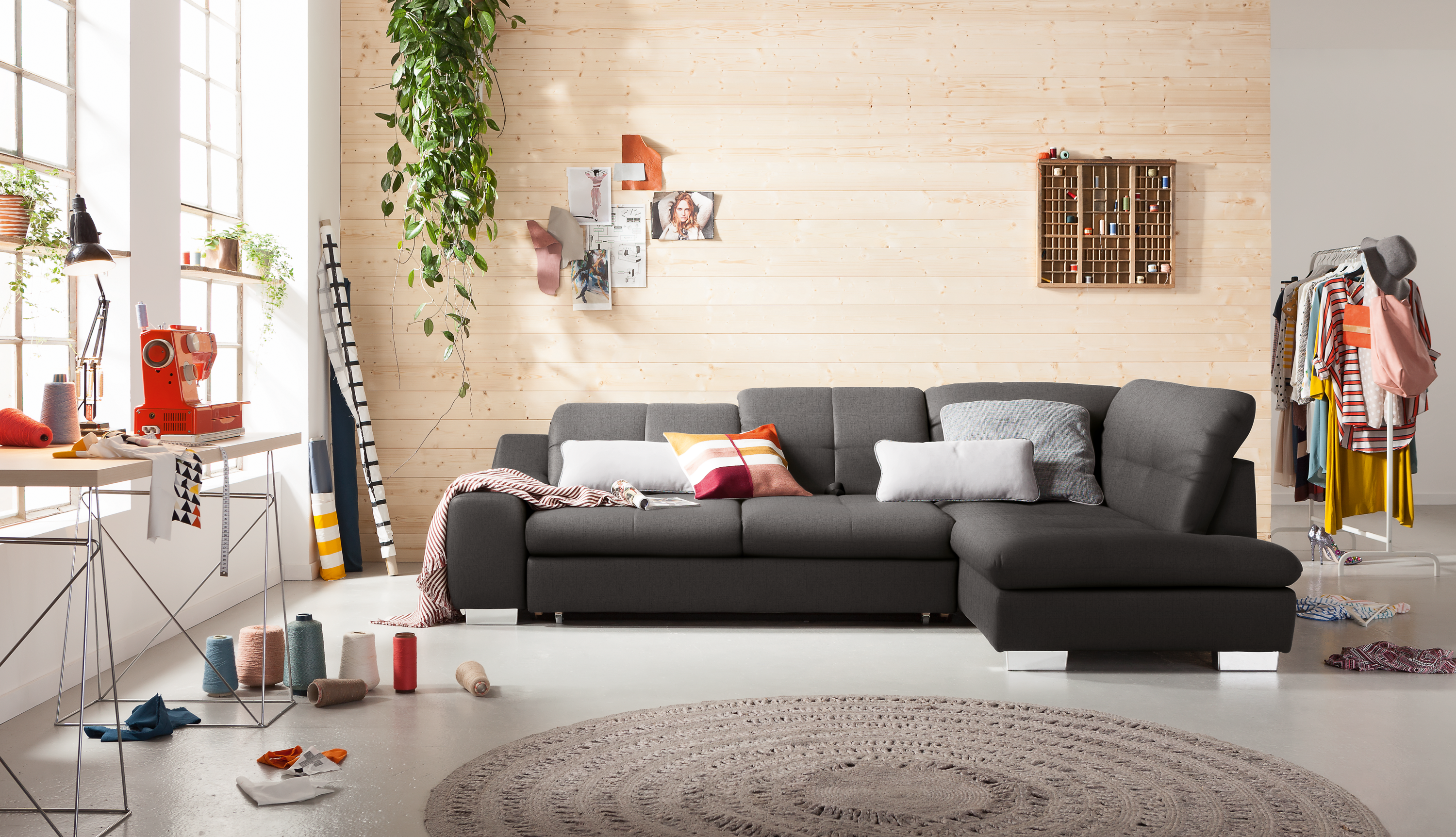set one by Musterring Ecksofa SO 1200 Schwarz set one by Musterring Ecksofa SO 1200 Schwarz