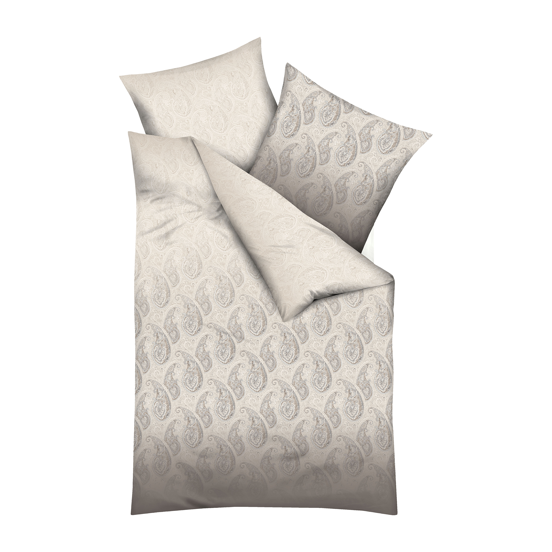 Satin Bettwäsche Kalkutta Natur 135x200cm Satin Bettwäsche Kalkutta Natur 135x200cm