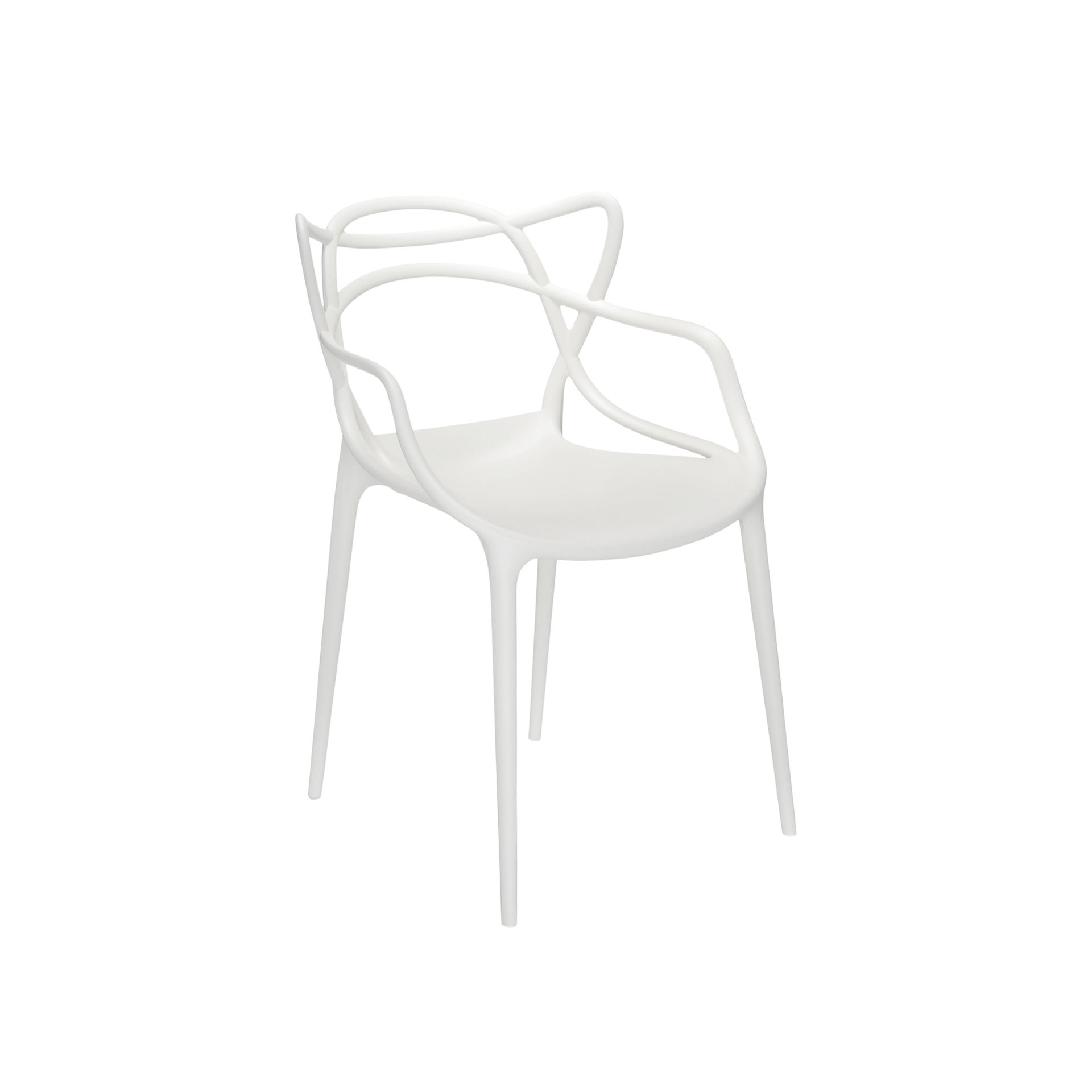 Kartell® Armlehnstuhl Masters Weiß Kartell® Armlehnstuhl Masters Weiß