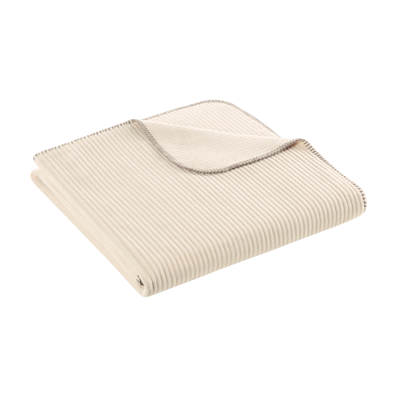 Biederlack Decke Feel Cord Beige 150x200cm