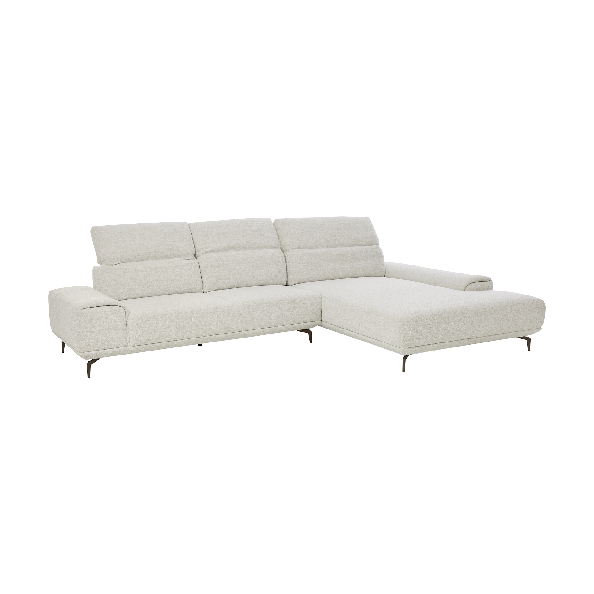 Musterring Ecksofa MR 2490 Weiß Sitztiefe motorisch verstellbar Ottomane rechts Musterring Ecksofa MR 2490 Weiß Sitztiefe motorisch verstellbar Ottomane rechts