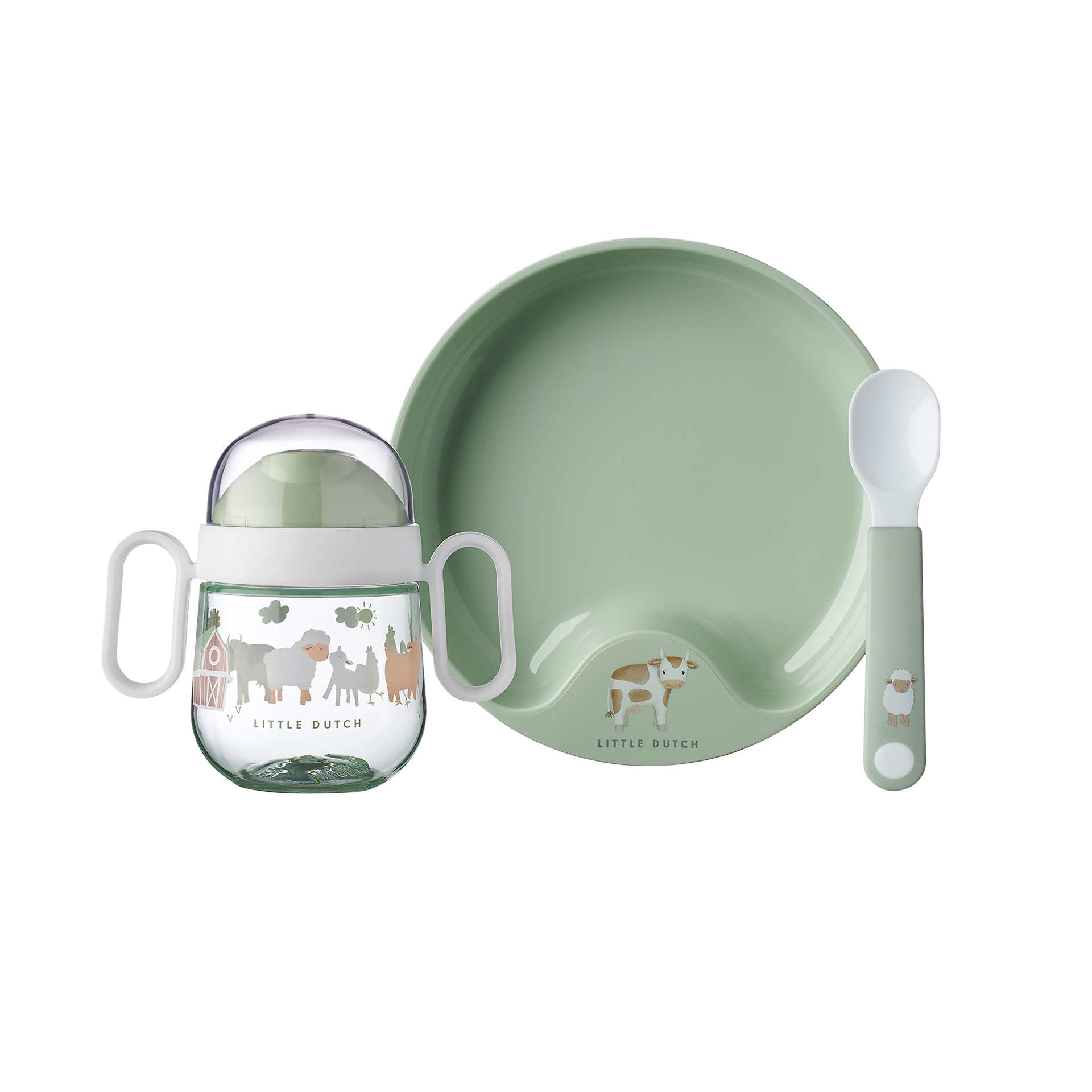 Babygeschirr Mio 3-teilig Little Farm Babygeschirr Mio 3-teilig Little Farm
