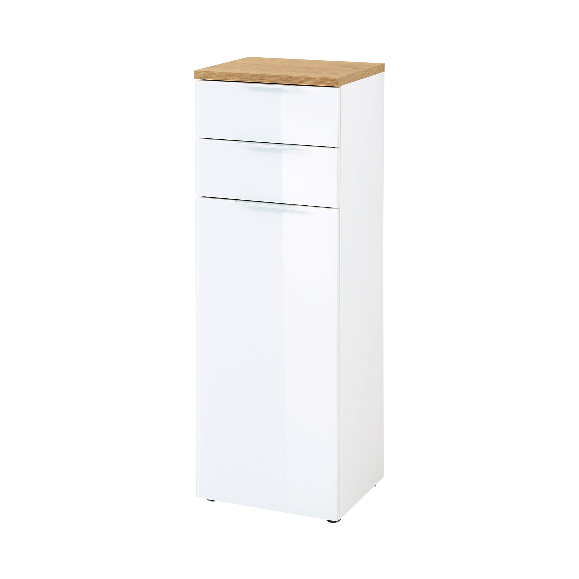 Paul Phillip Badschrank Pelle Weiß 34*39*112