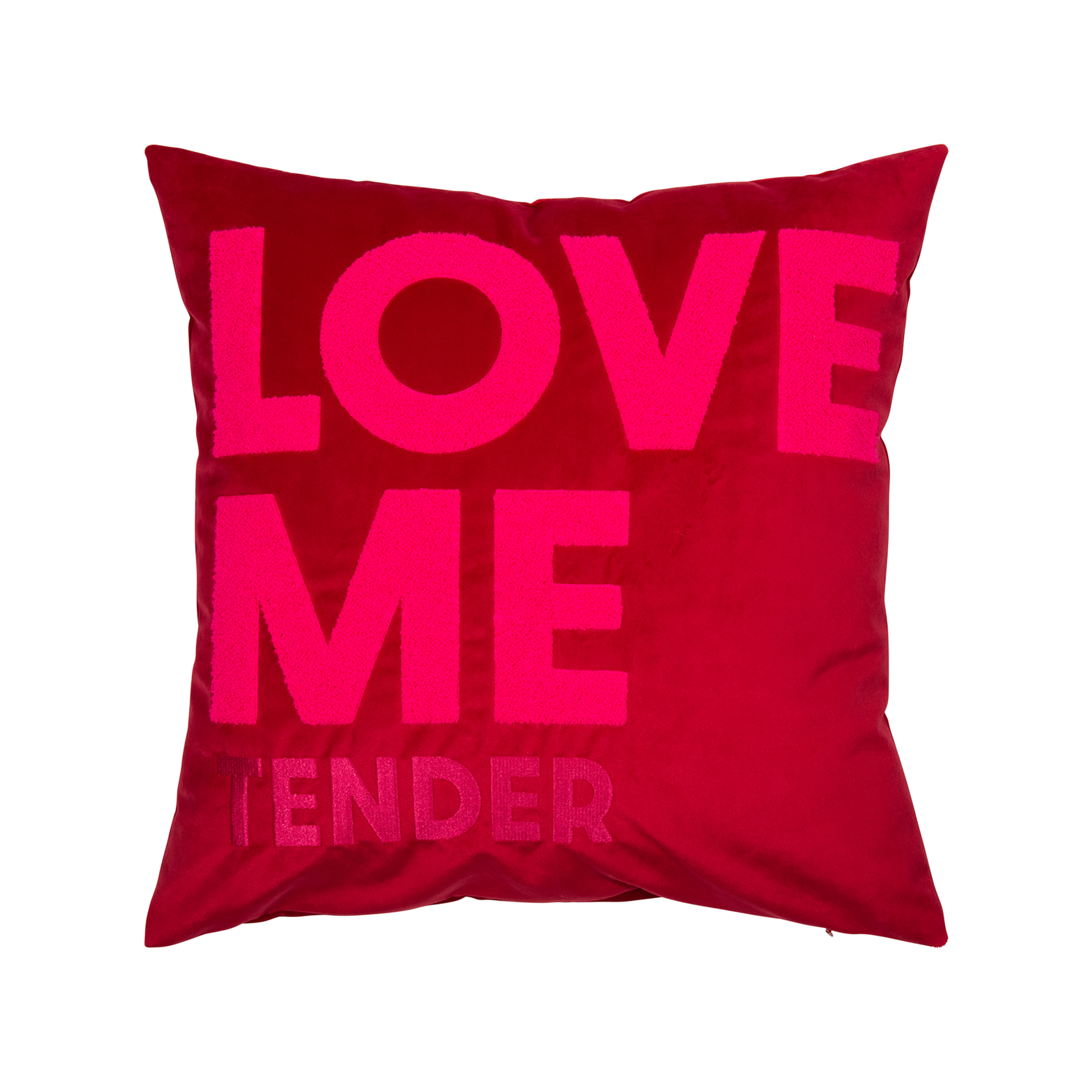 Kissenhülle Letters Pink-Red 45x45cm