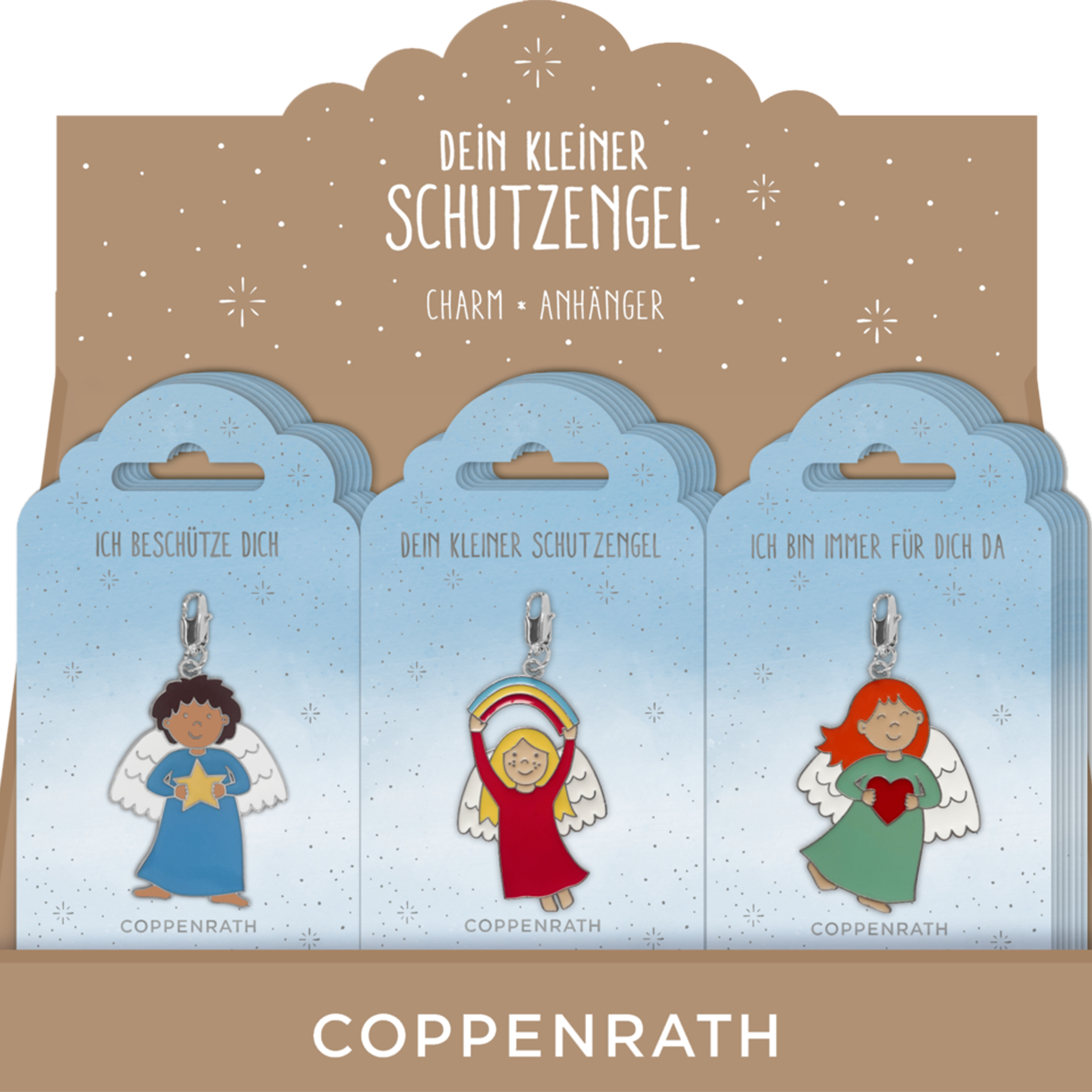 Schlüsselanhänger Dein Schutzengel Mehrfarbig