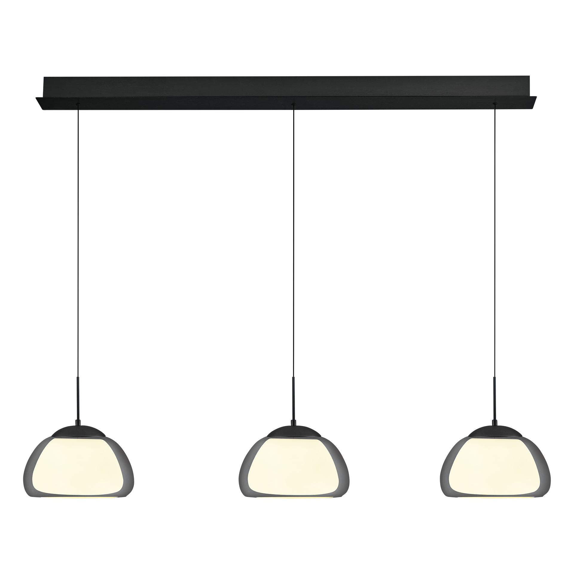 Pendelleuchte LUXXO Schwarz Grau Pendelleuchte LUXXO Schwarz Grau