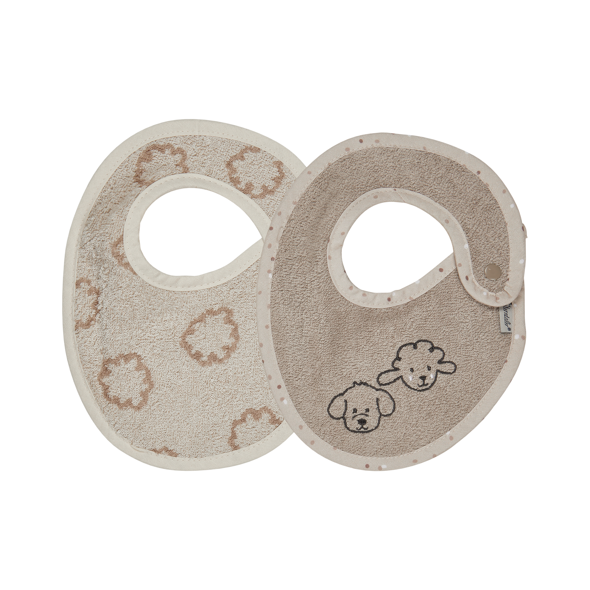 Lätzchen Bauernhof Set 2-teilig sand Lätzchen Bauernhof Set 2-teilig sand
