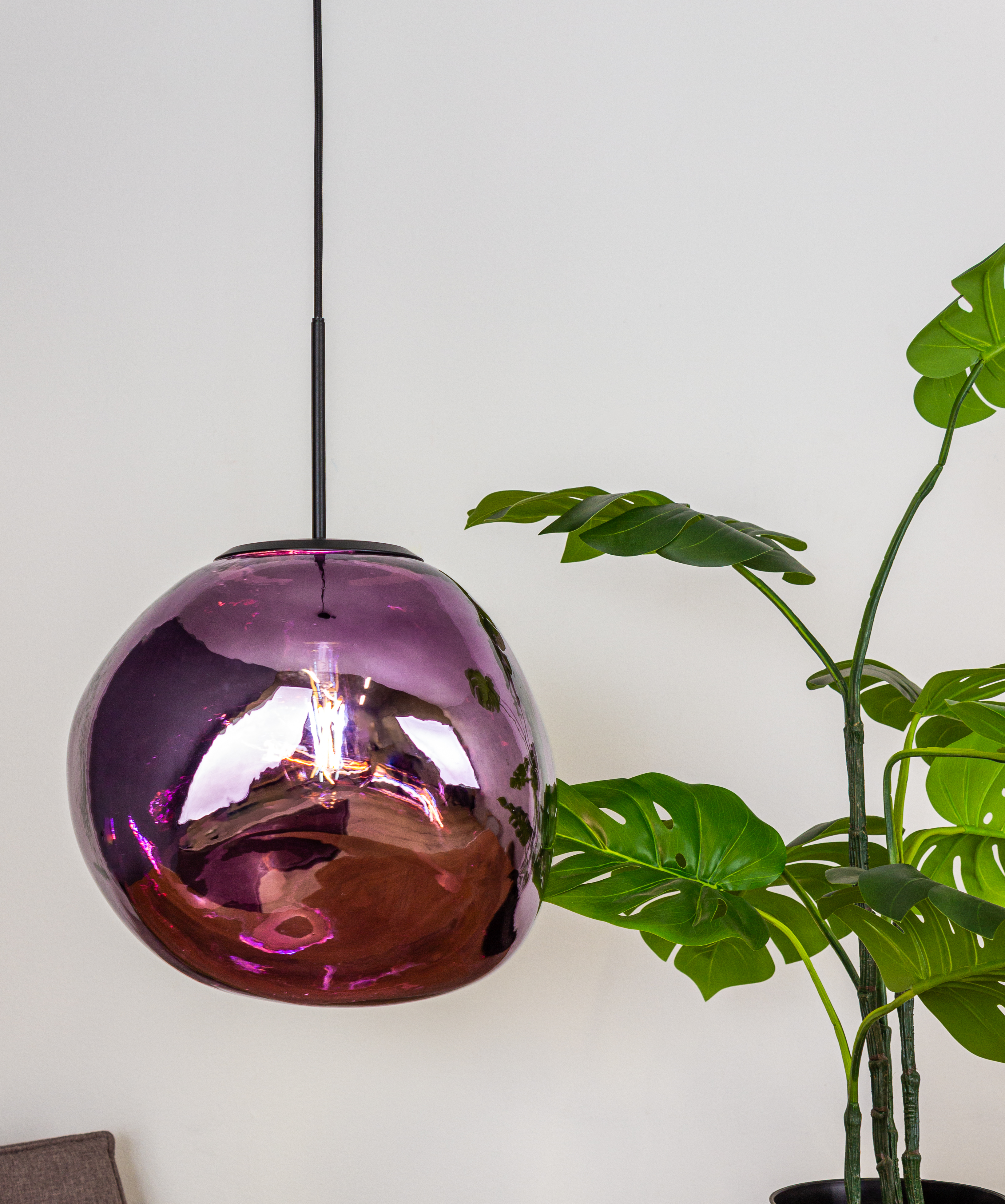 Pendelleuchte Canopus Violett Schwarz Pendelleuchte Canopus Violett Schwarz