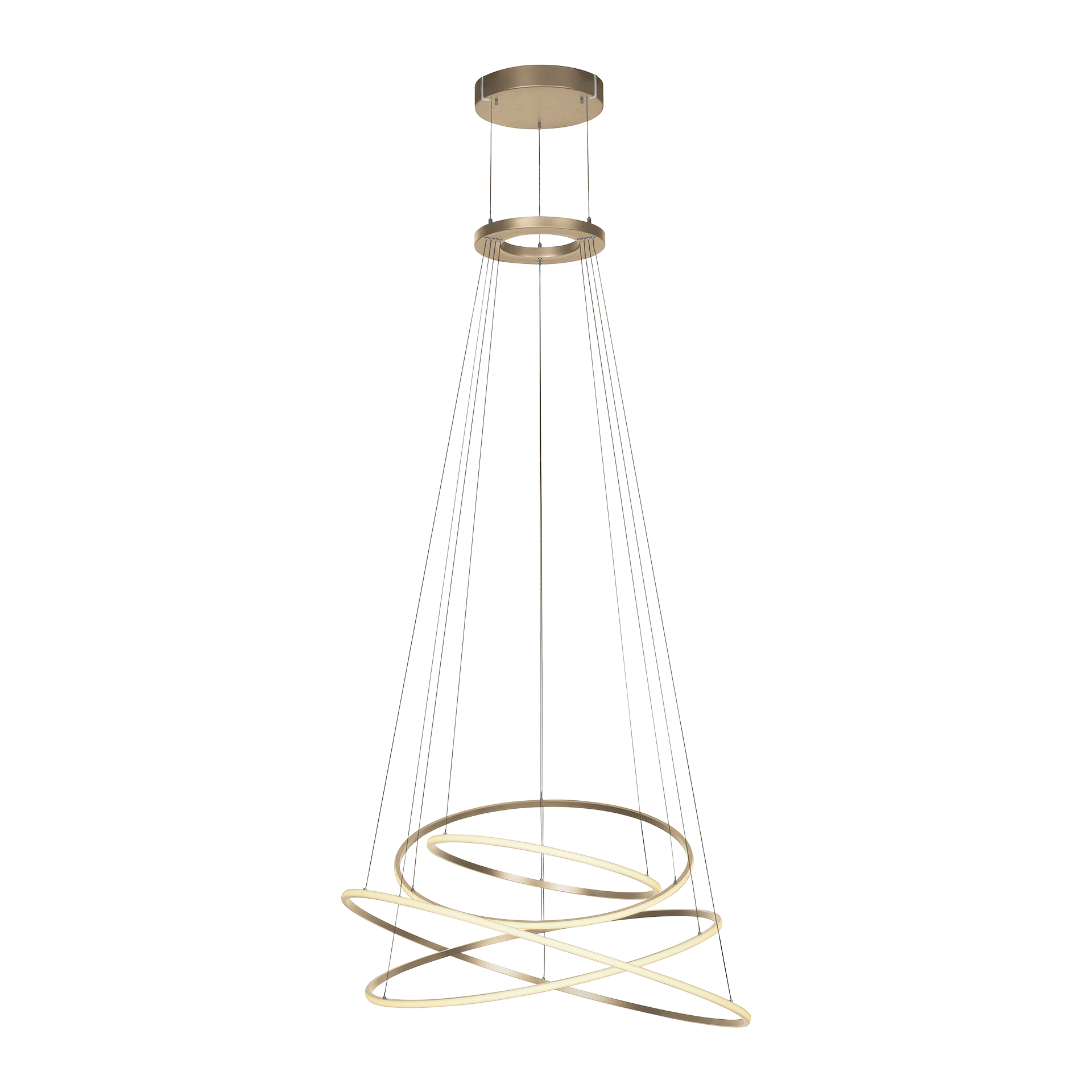 Pendelleuchte PURE E-Flying Rings Bronce Pendelleuchte PURE E-Flying Rings Bronce