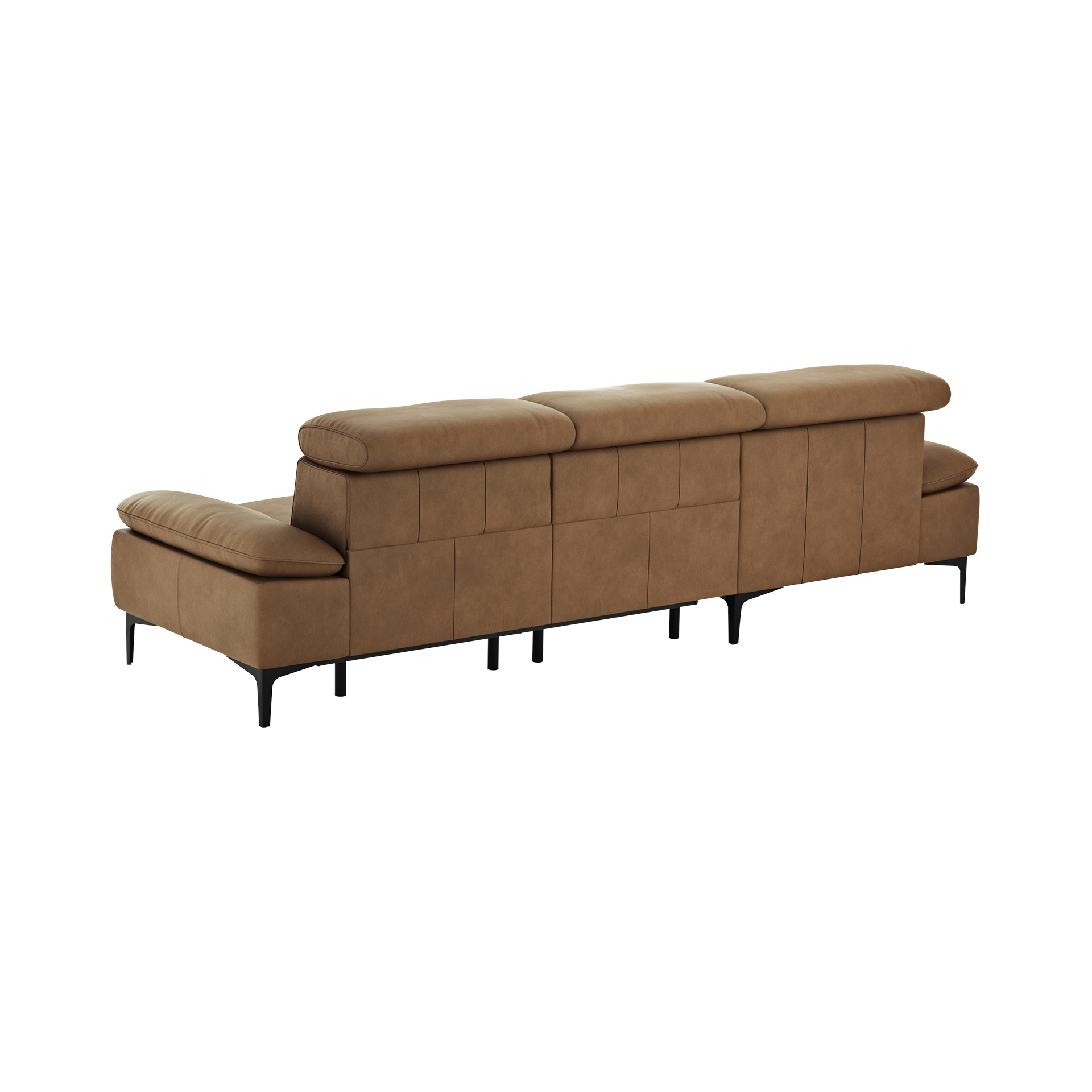 Global wohnen Ecksofa Felipa Leder Retro Cognac Rücken echt Kopfteilverstellung Relaxfunktion motorisch Armlehne verstellbar Global wohnen Ecksofa Felipa Leder Retro Cognac Rücken echt Kopfteilverstellung Relaxfunktion motorisch Armlehne verstellbar