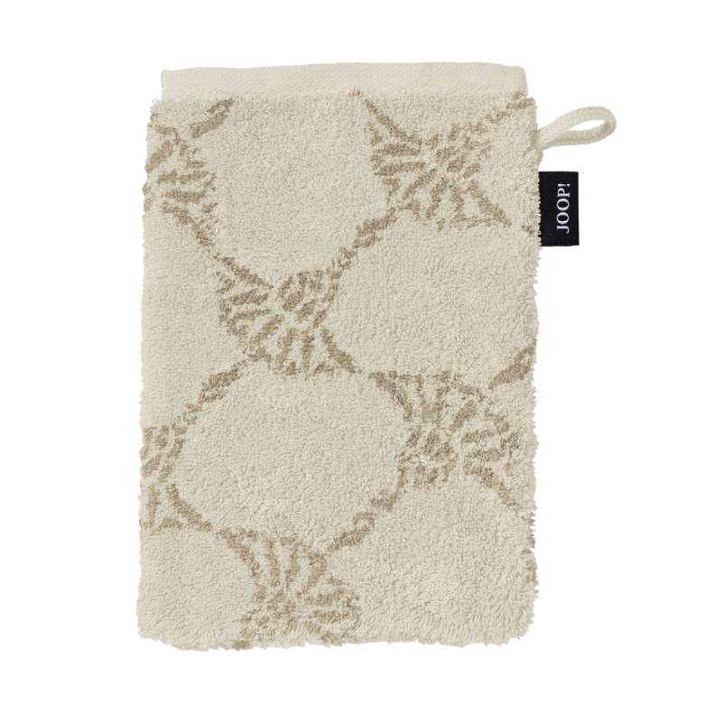 JOOP! Waschhandschuh Classic Creme 16x22cm