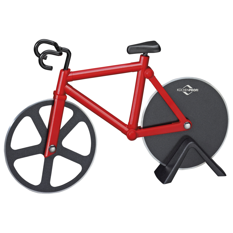 Pizzaschneider Bike rot schwarz