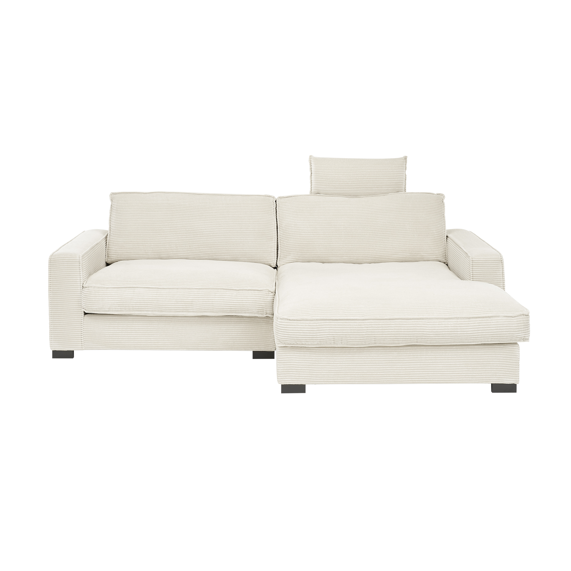 Ecksofa Happy Weiß