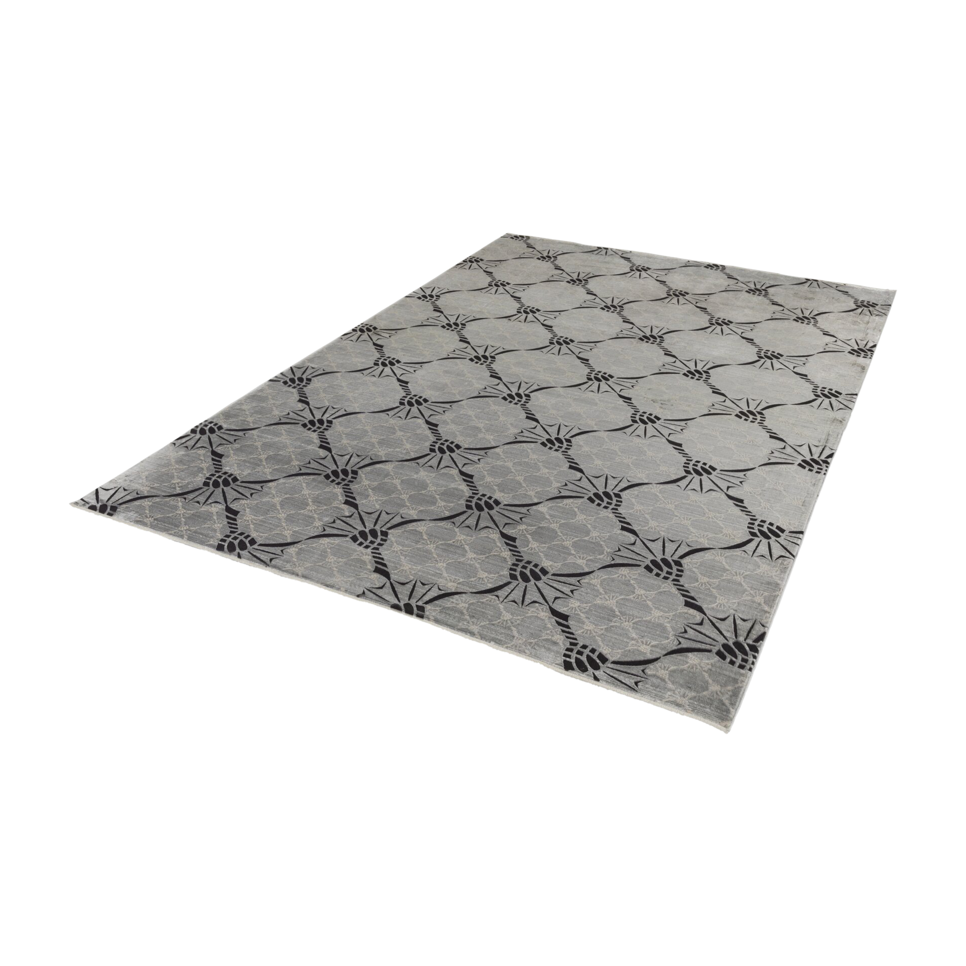 JOOP! Teppich Cornflower double 140x200cm Silber JOOP! Teppich Cornflower double 140x200cm Silber