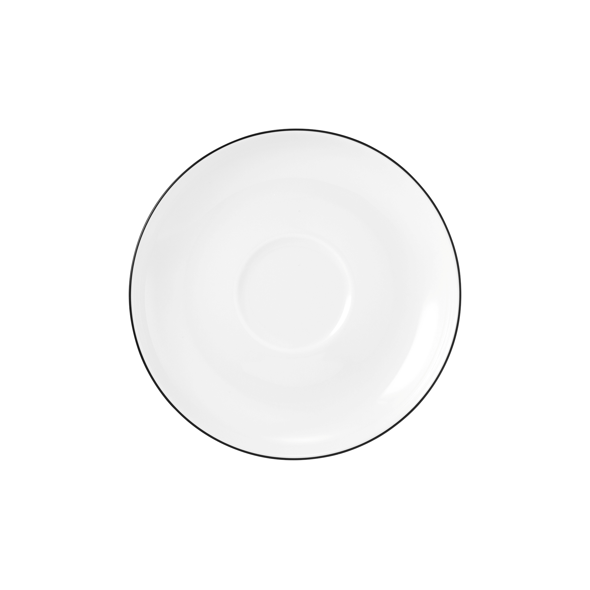 Kaffeeuntertasse Lido Black Line Schwarz Kaffeeuntertasse Lido Black Line Schwarz