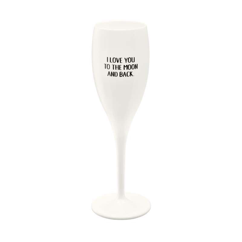 Glas CHEERS No. 1 white