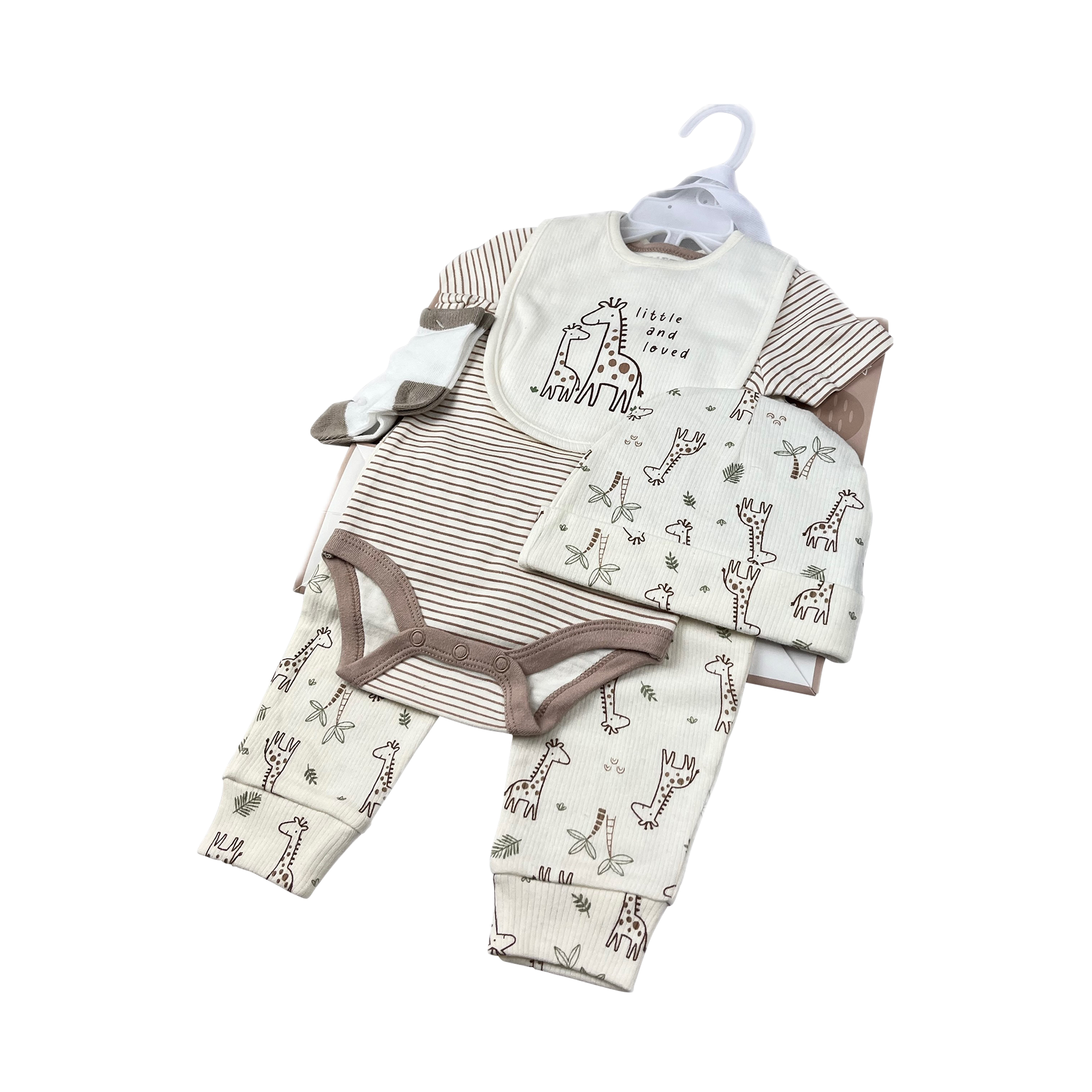 Geschenk-Set 5-teilig beige