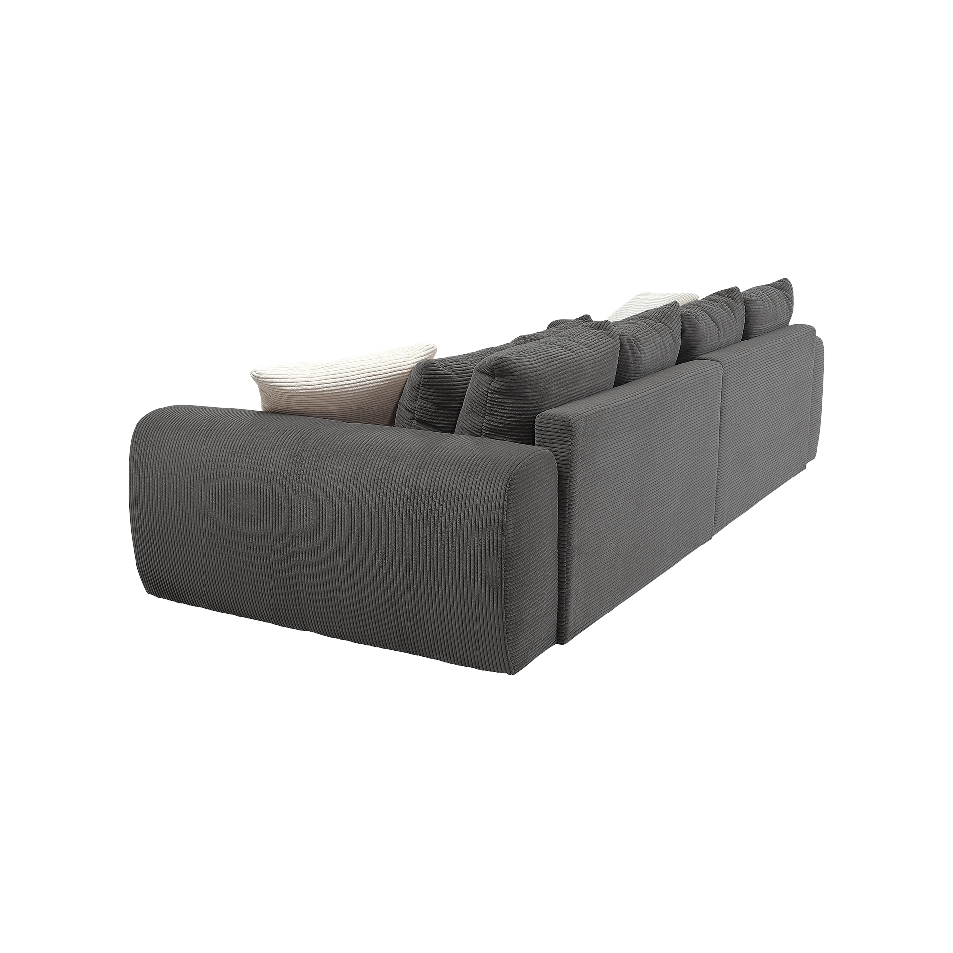 Bigsofa Janni Bezug Cord Grau Bigsofa Janni Bezug Cord Grau