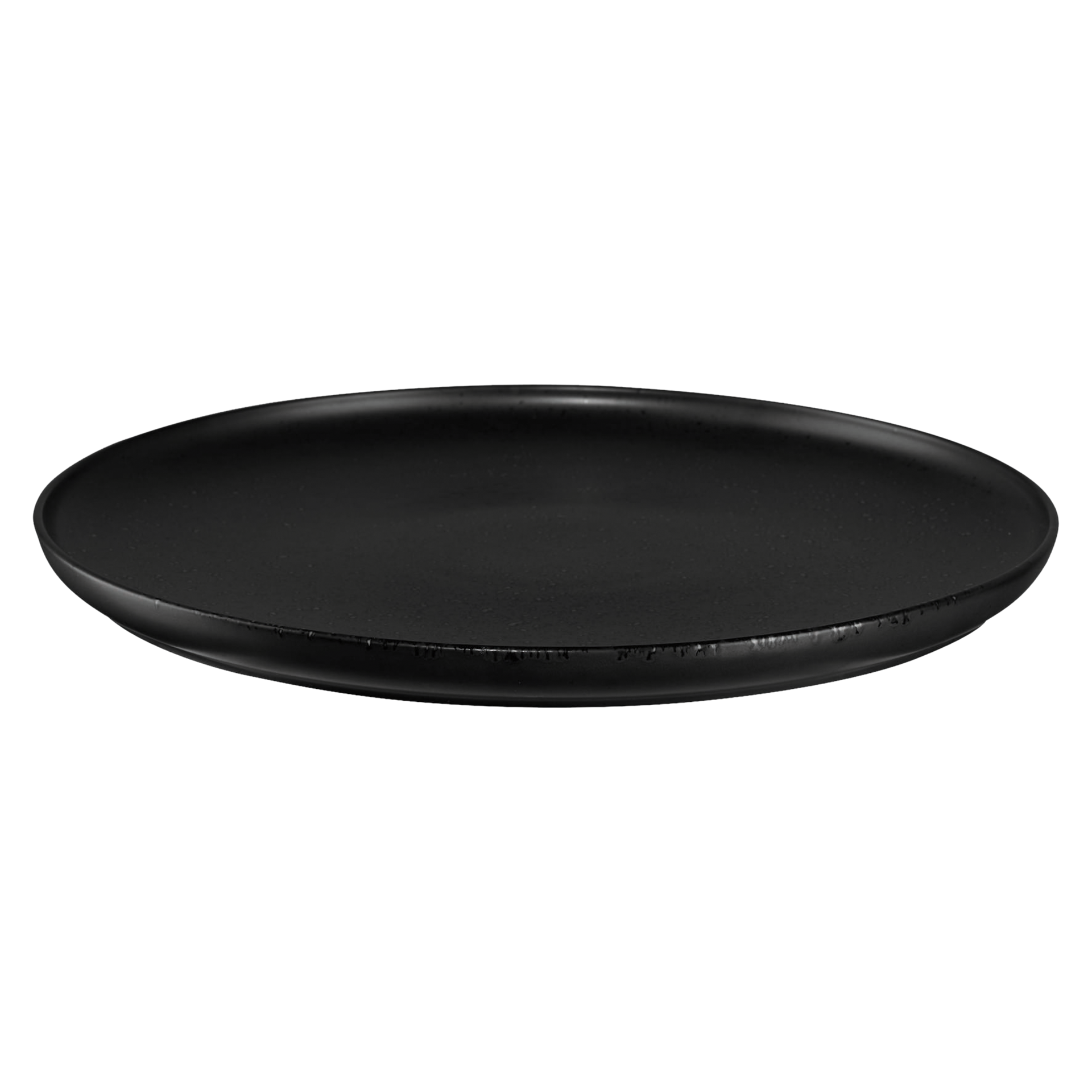 Speiseteller Coppa schwarz matt