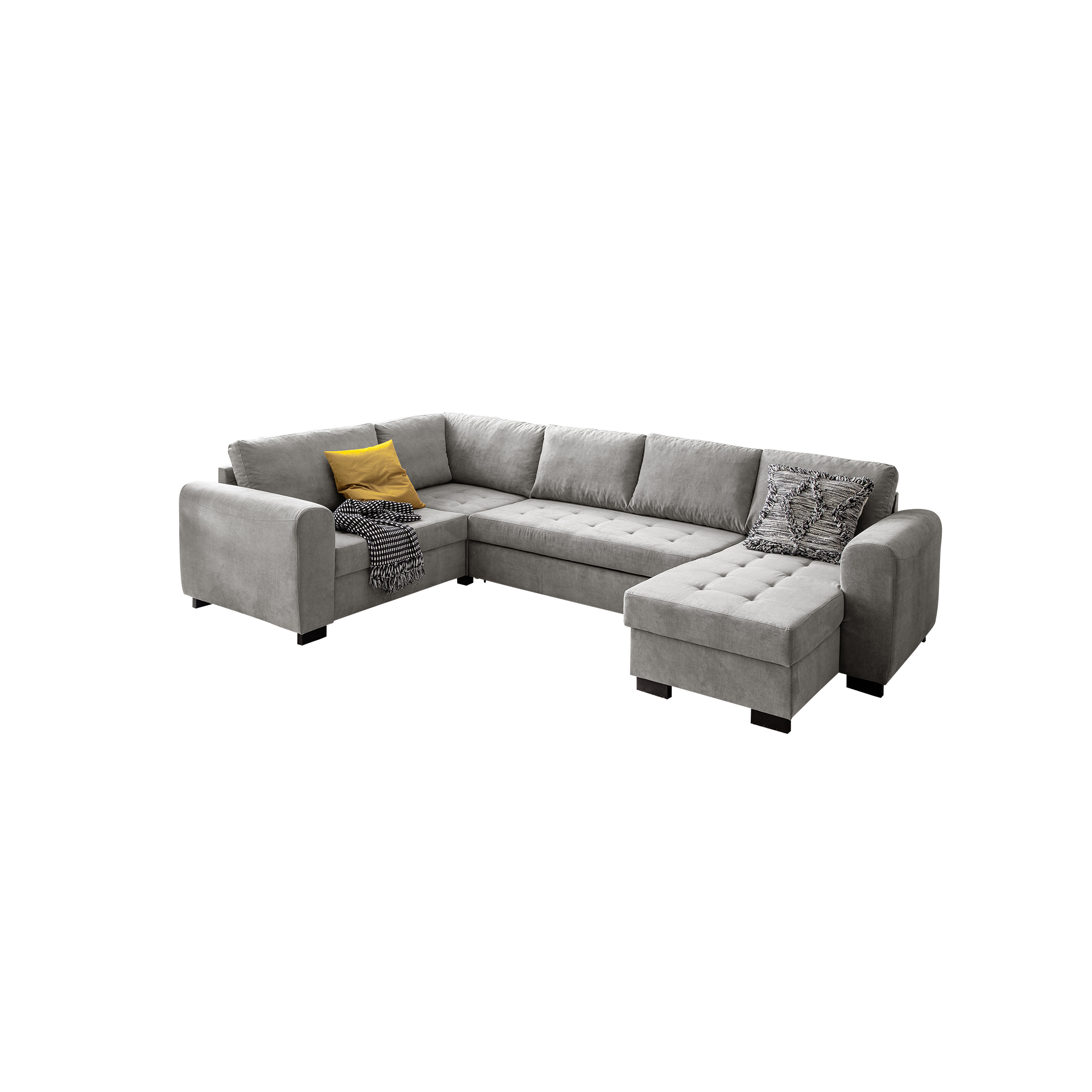Wohnlandschaft Poker Grau