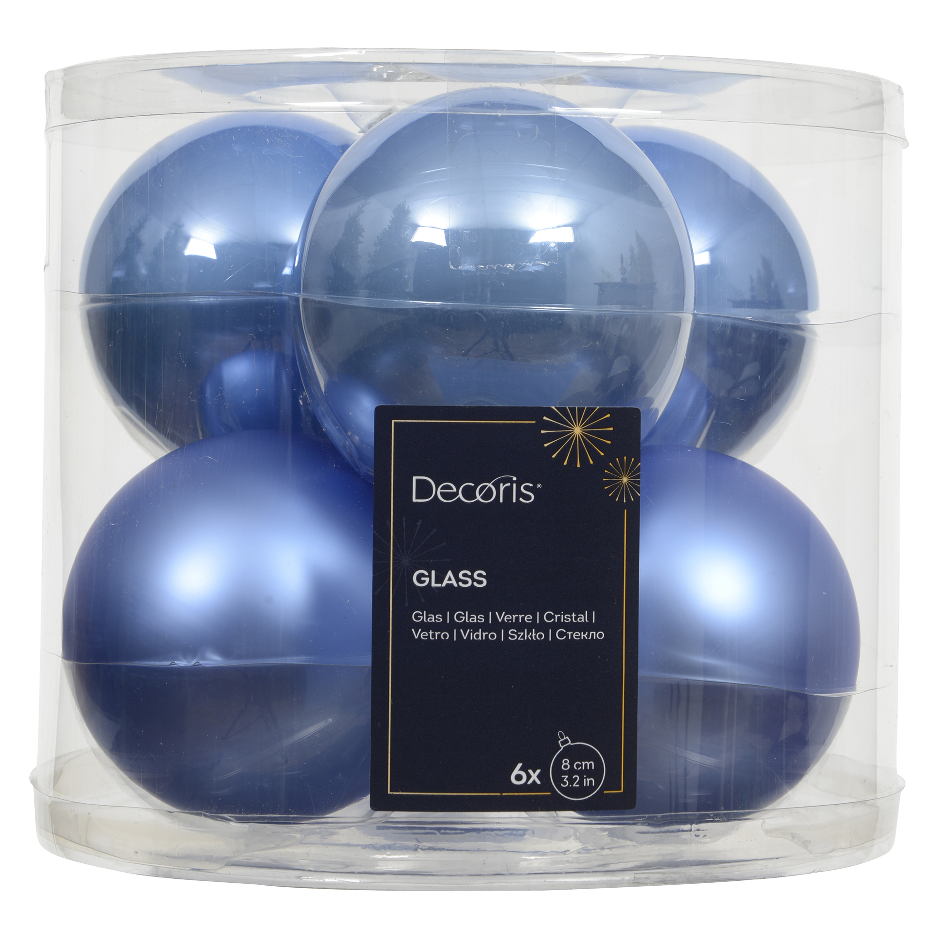 Weihnachtskugeln Ice World sky blue Weihnachtskugeln Ice World sky blue