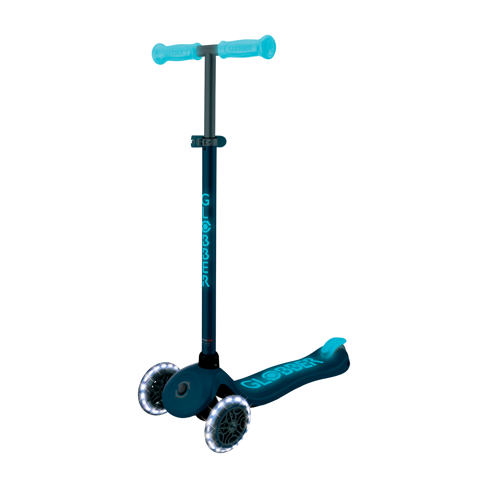 Scooter Globber Primo Plus Glow Lights Petrol