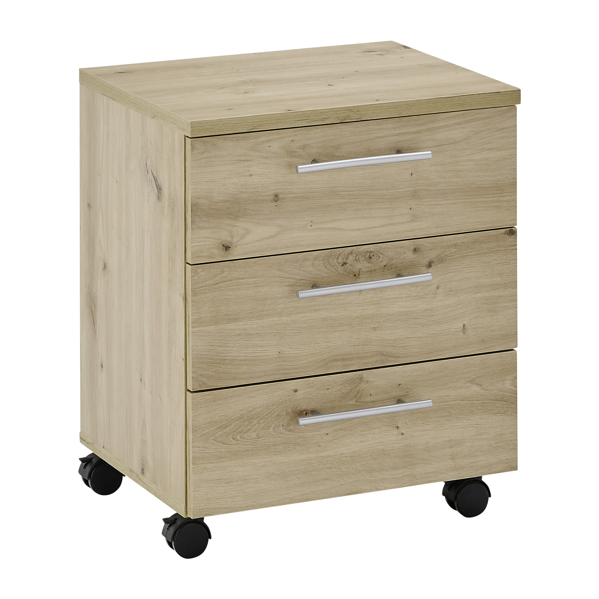 Rollcontainer Amrum Eichefarben