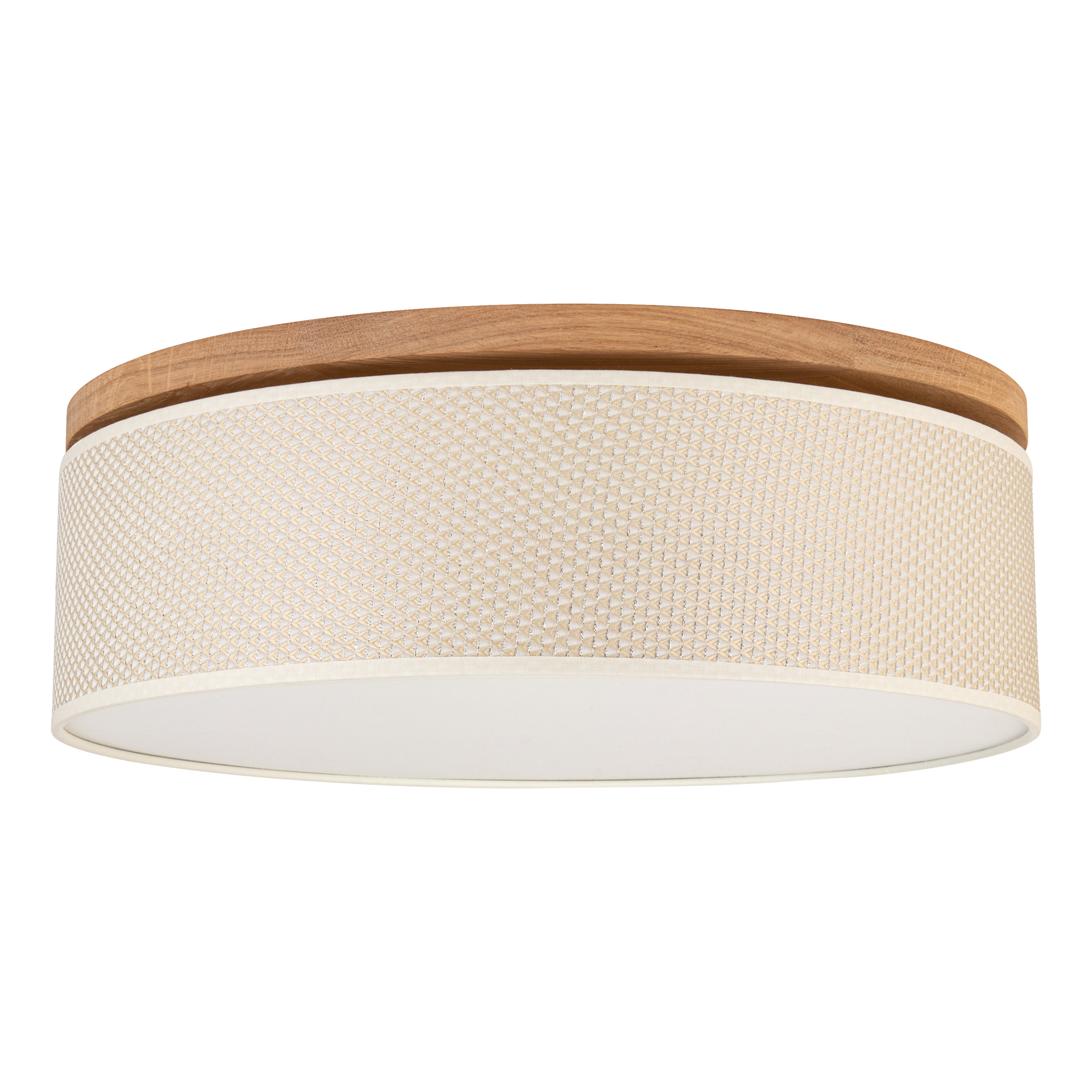 Deckenleuchte Joanna Eichefarben Beige Silber Deckenleuchte Joanna Eichefarben Beige Silber
